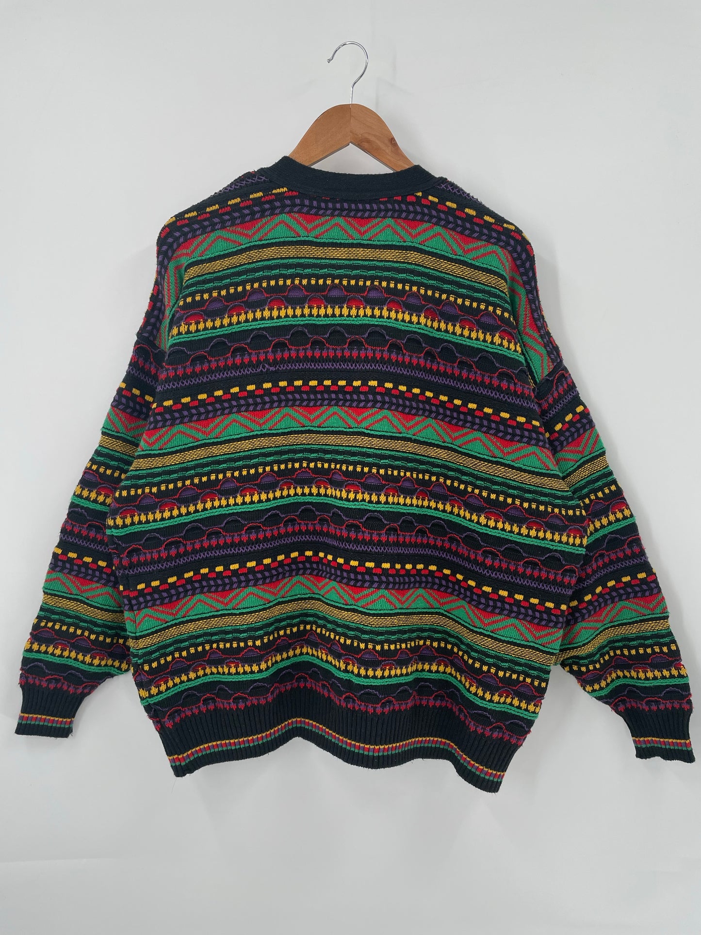 Vintage 3D COOGI- Style Size XL Knit Sweater / K4732