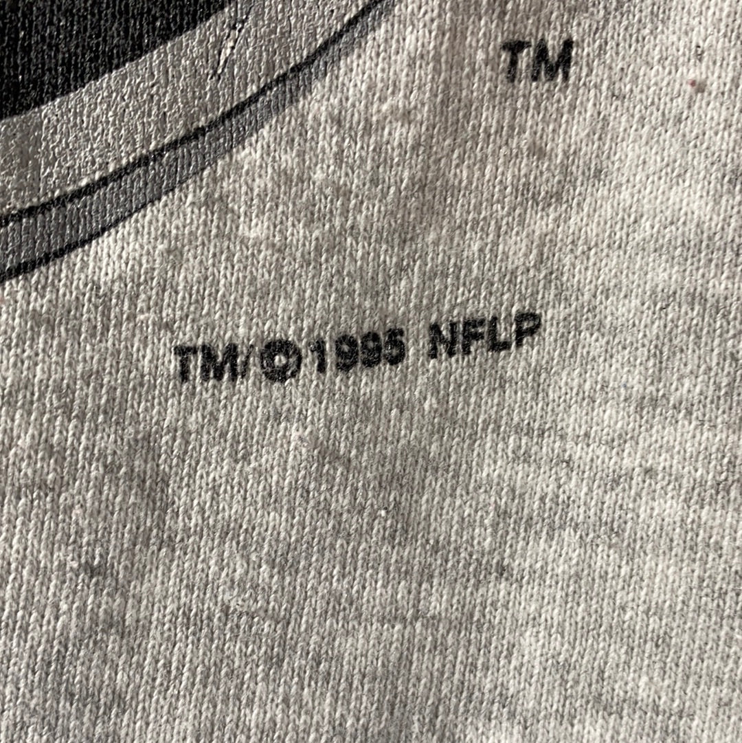 1995 RAIDERS Made in USA Size XL Vintage NFL Sweat-Shirts/ A221