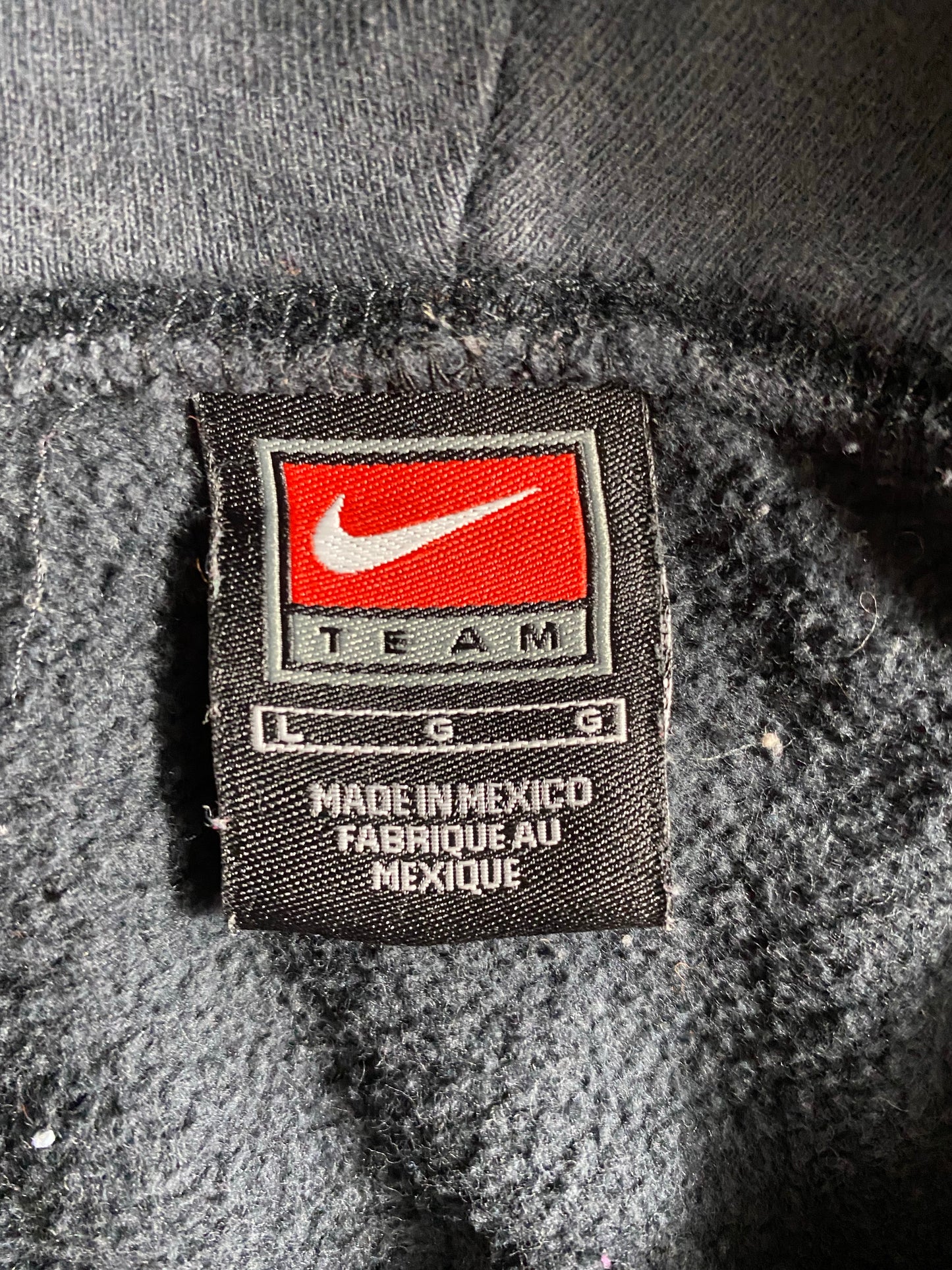 00’ NIKE PURDUE Size L Vintage Hoodie Sweat-Shirt / K4558