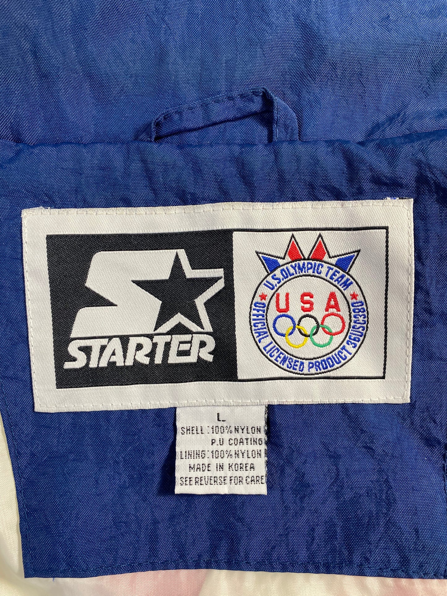 90’s STATER x TEAM USA Size L Vintage Nylon Jacket  / A346
