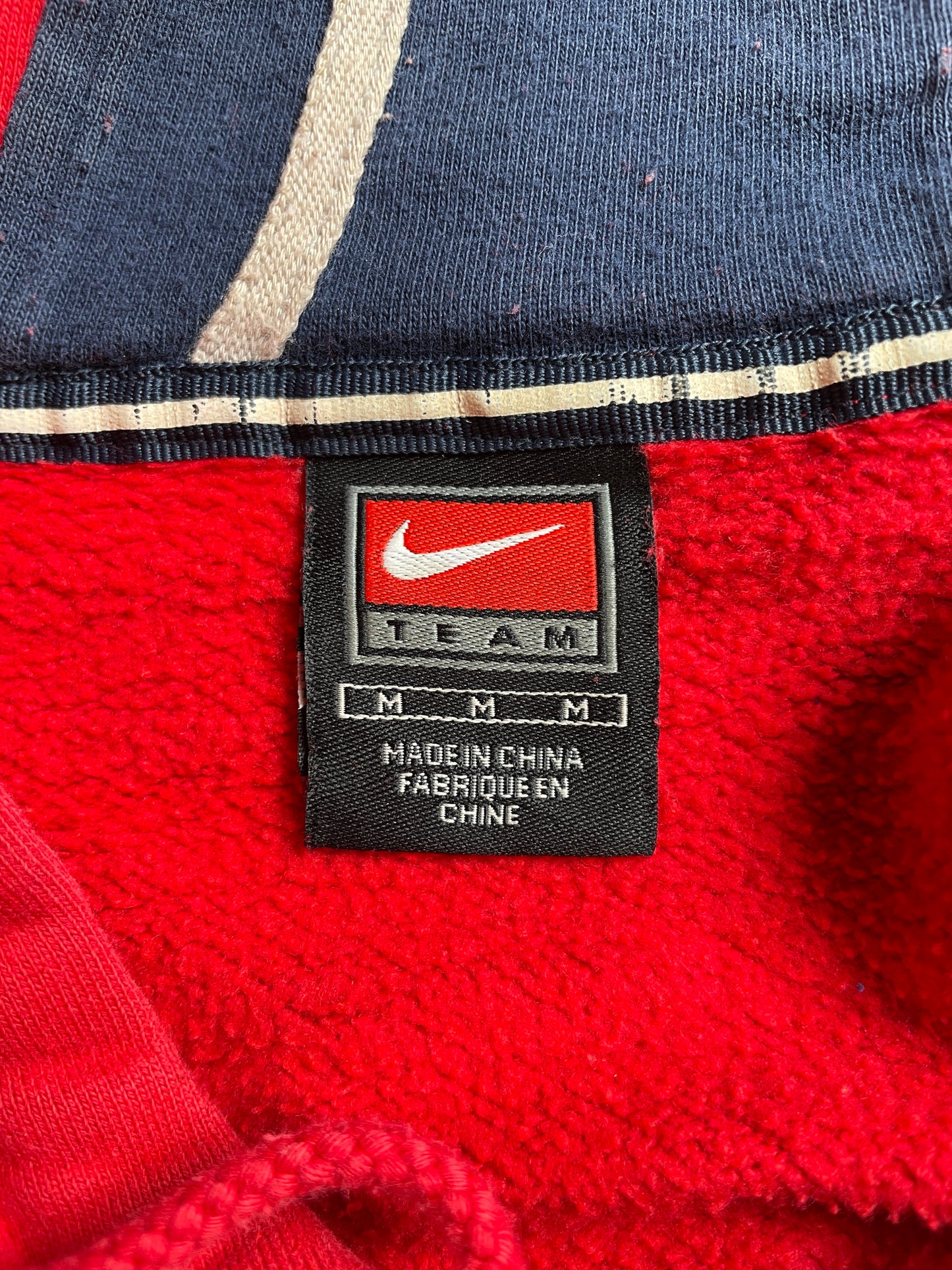 00' NIKE x BOSTON REDSOX Size M Vintage MLB Hoodie Sweat-Shirt / A7073