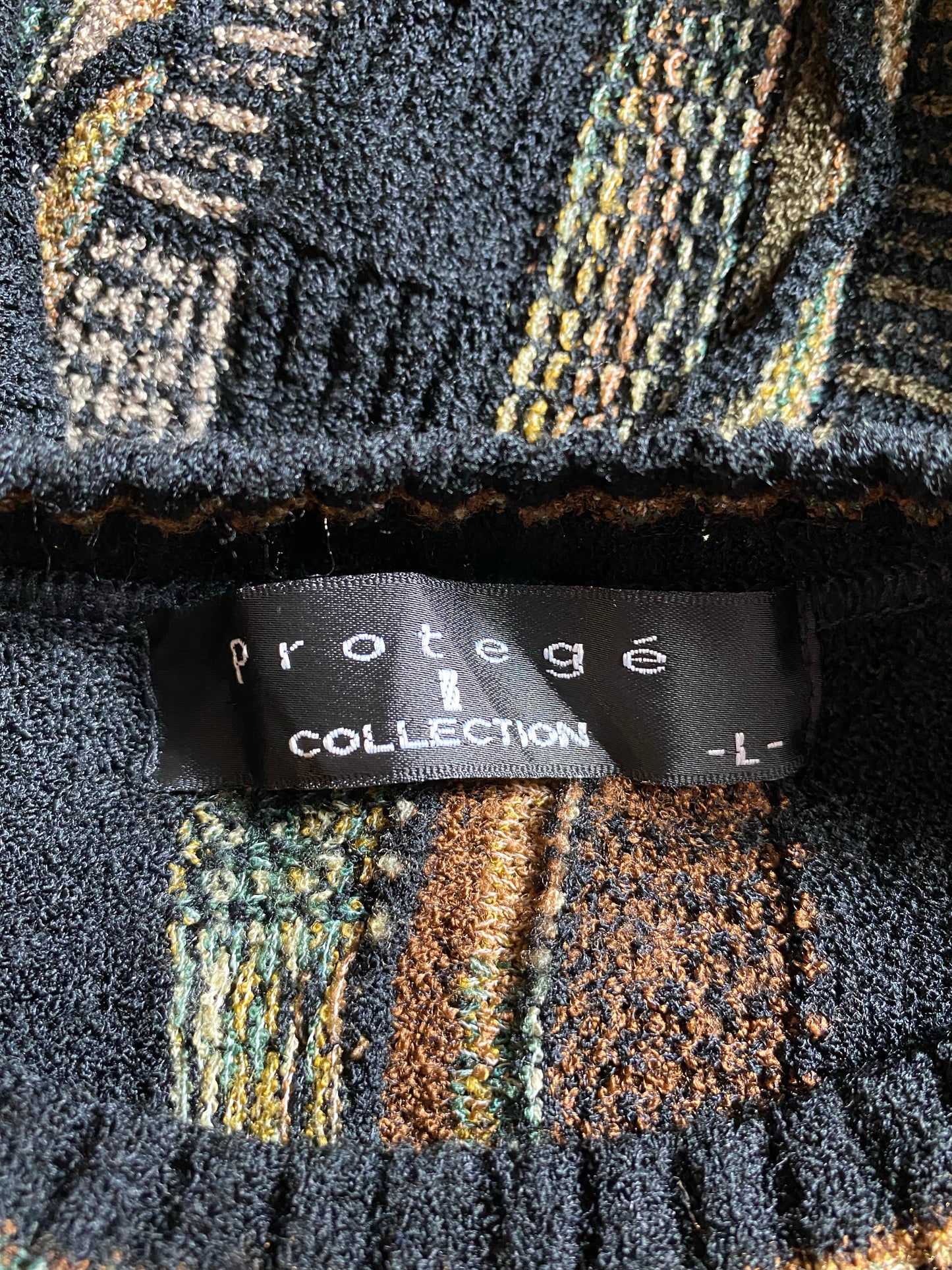 Vintage 3D COOGI- Style Made in USA Size L Knit Sweater / K8058