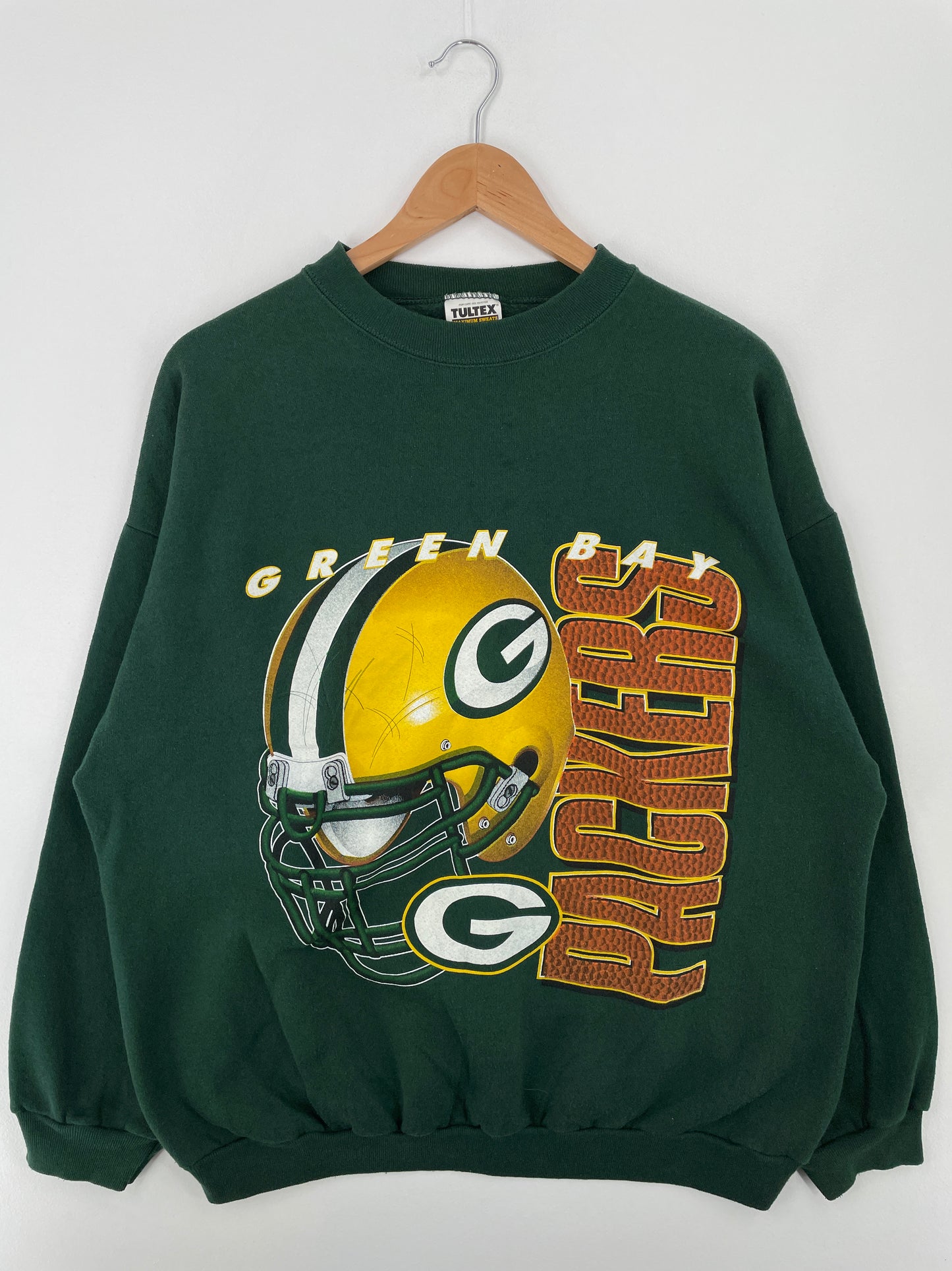 .90's GREEN BAY PACKERS Size XL Vintage NFL Sweat-Shirt / A9121