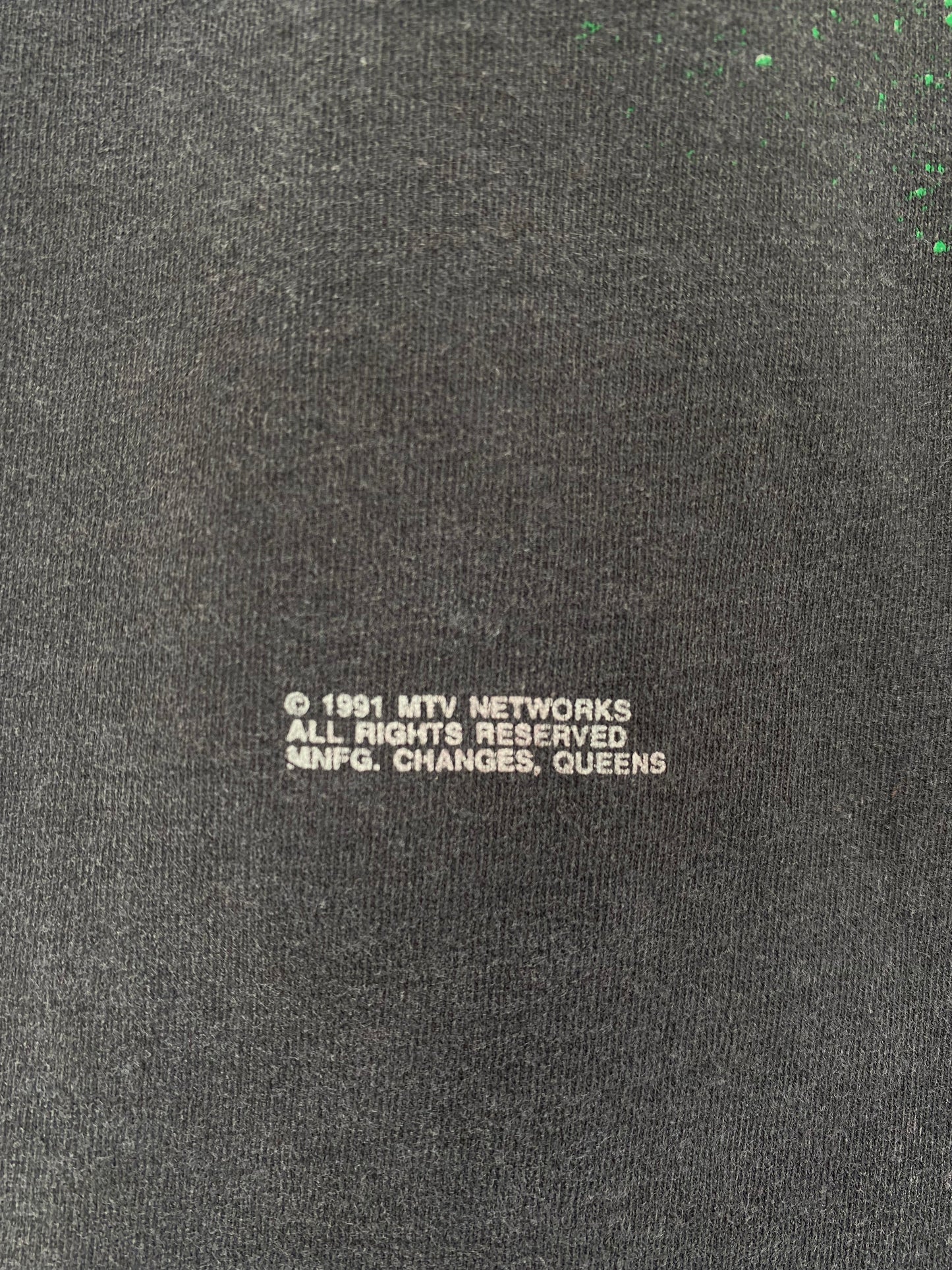 1991 THE REN & STIMPY Made in USA Size XL Vintage T-Shirt / A1924