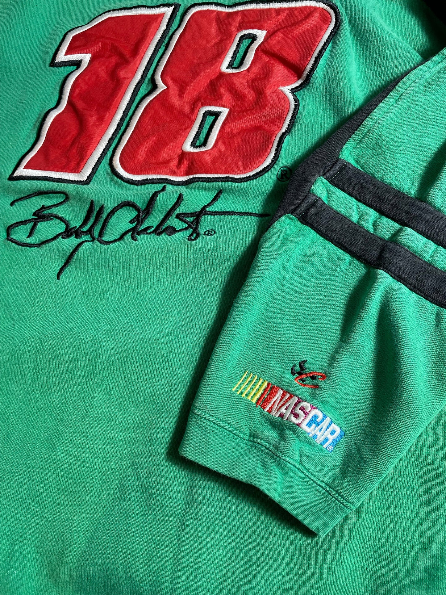 Vintage NASCAR 18 BOBBY LABONTE Size L Sweat-shirt / E28