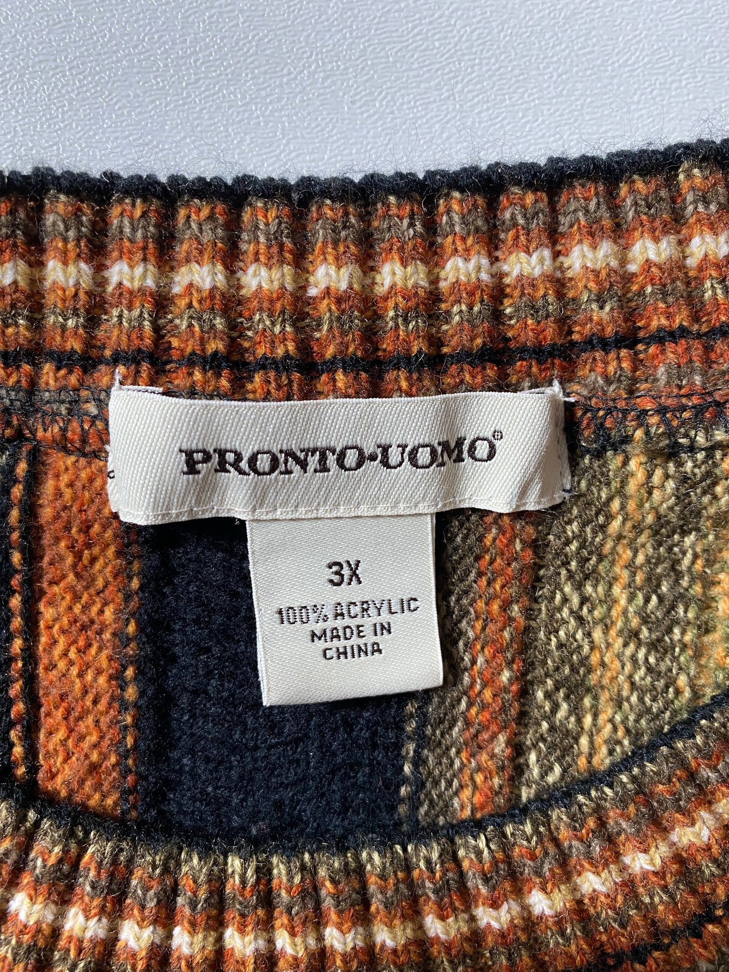 Vintage 3D COOGI- Style Size XXXL Knit Sweater / K9216