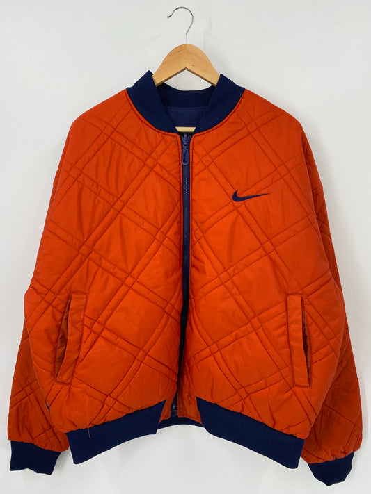 90’s NIKE Size L Vintage Reversible Nylon Jacket  / K4834