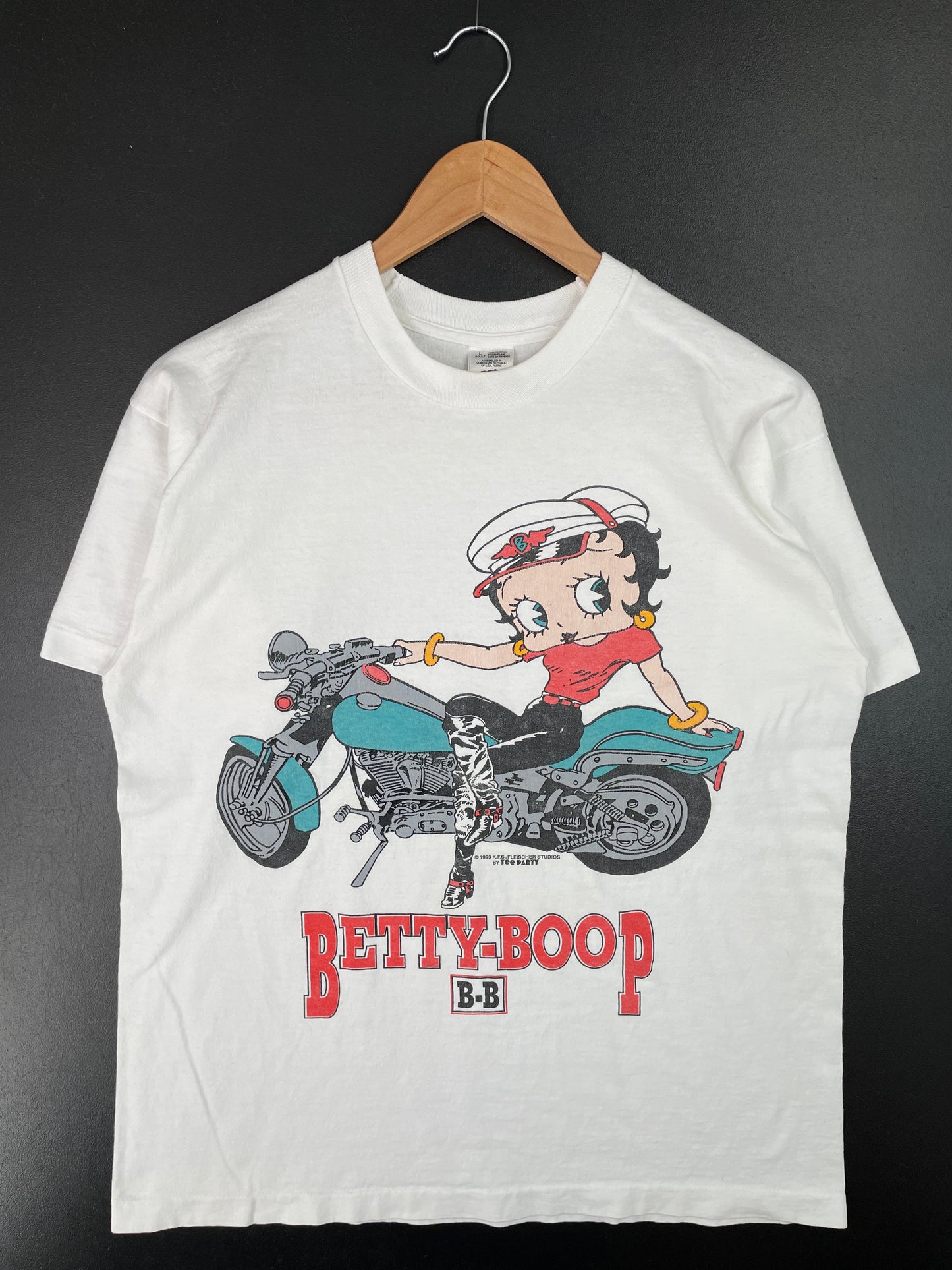1993 BETTY BOOP Size L Vintage T-Shirt / A7800