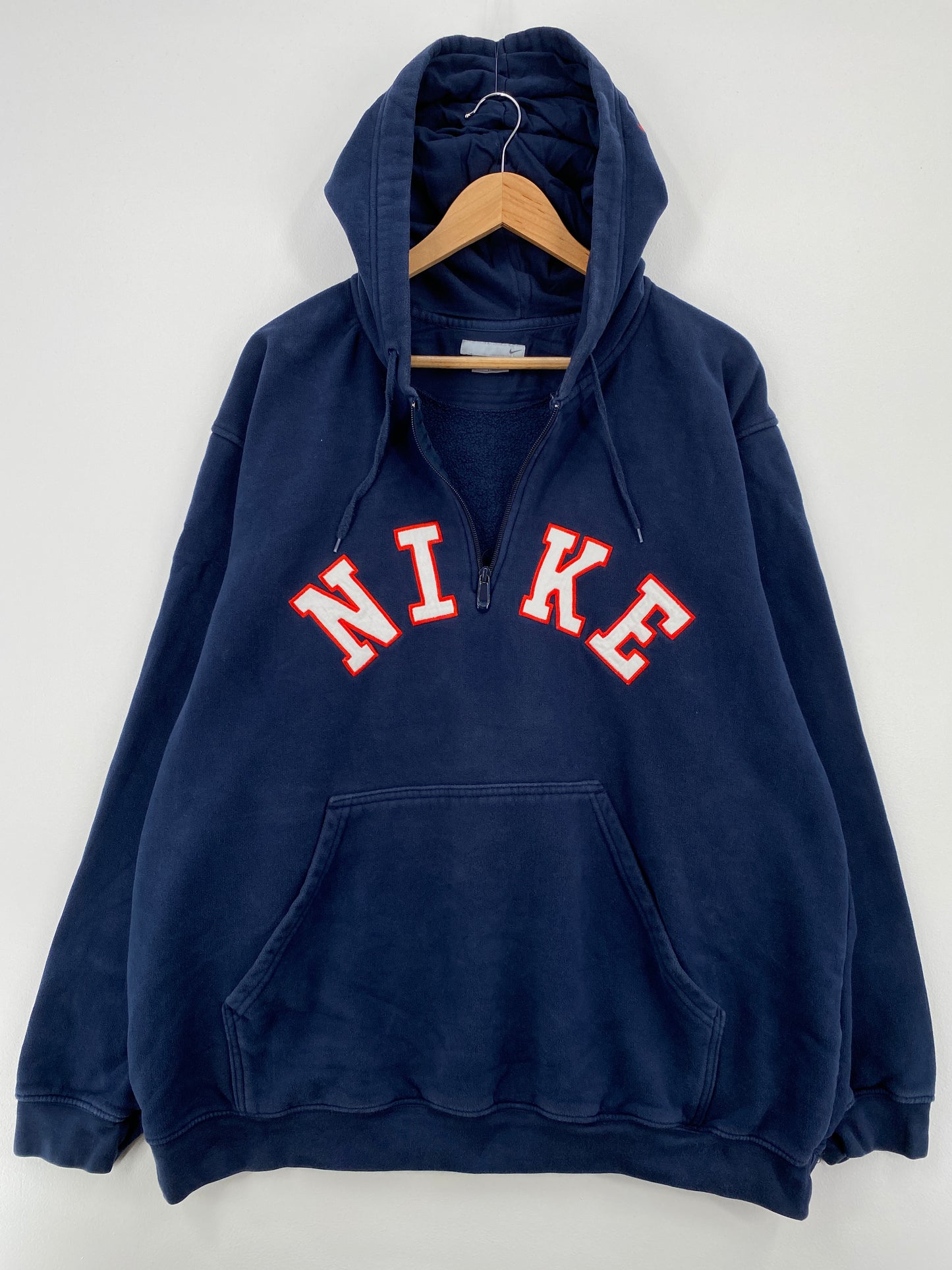 00' NIKE Size XXL Vintage Half Zip Hoodie Sweat-Shirt / A8184