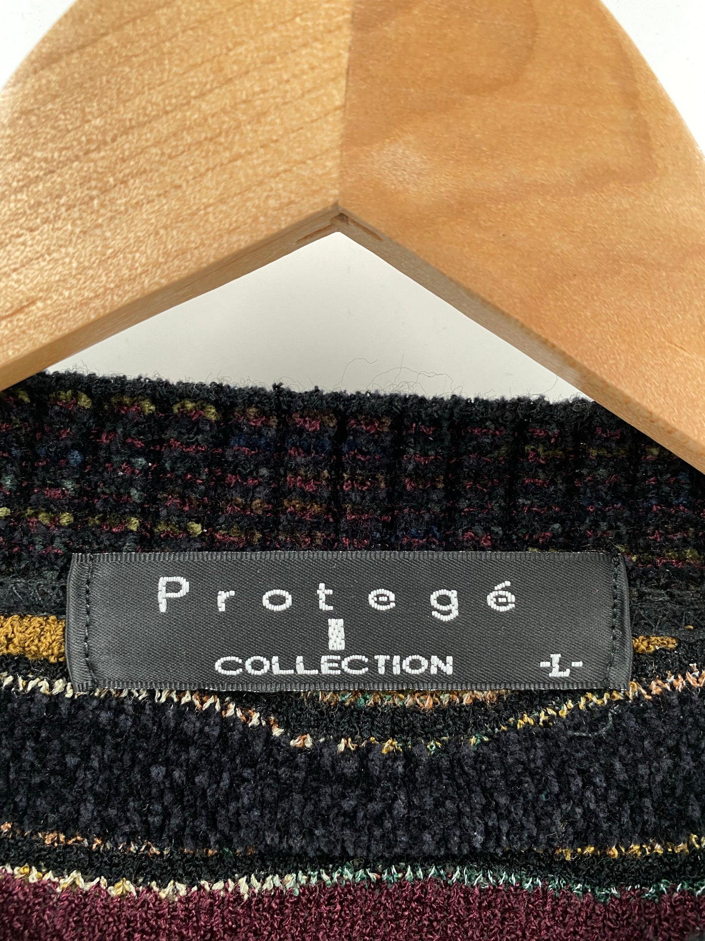 Vintage 3D COOGI- Style Made in USA Size L Knit Sweater / K5534