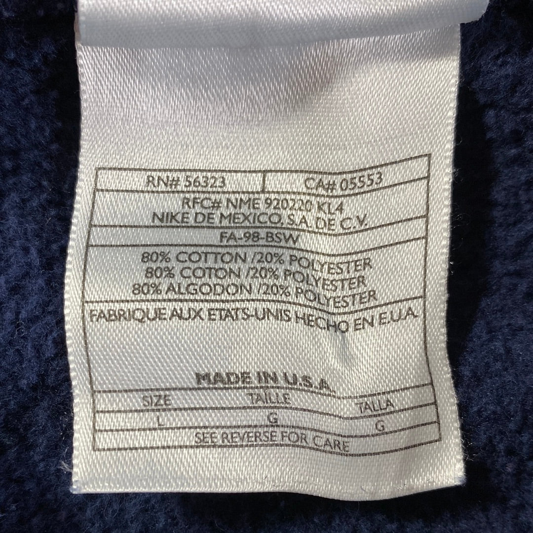 .90's NIKE ATHLETICS Made in USA Size L Vintage Hoodie Sweat-Shirt / E5489S