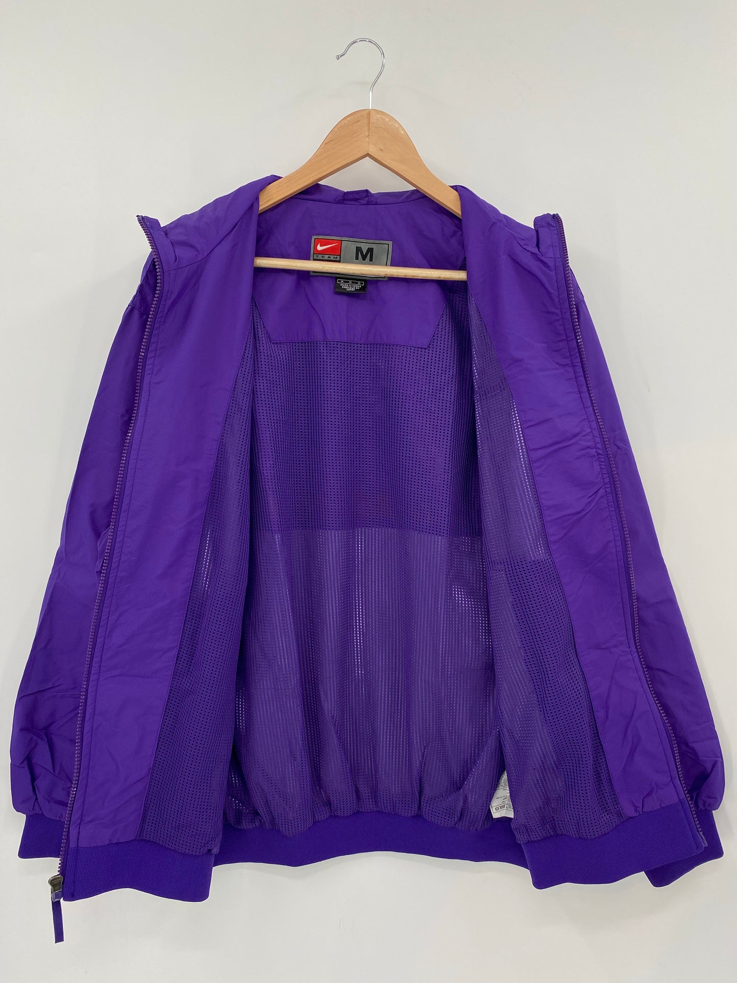 00’ NIKE LSU Size M Vintage Zip-up Nylon Jacket/ K6765