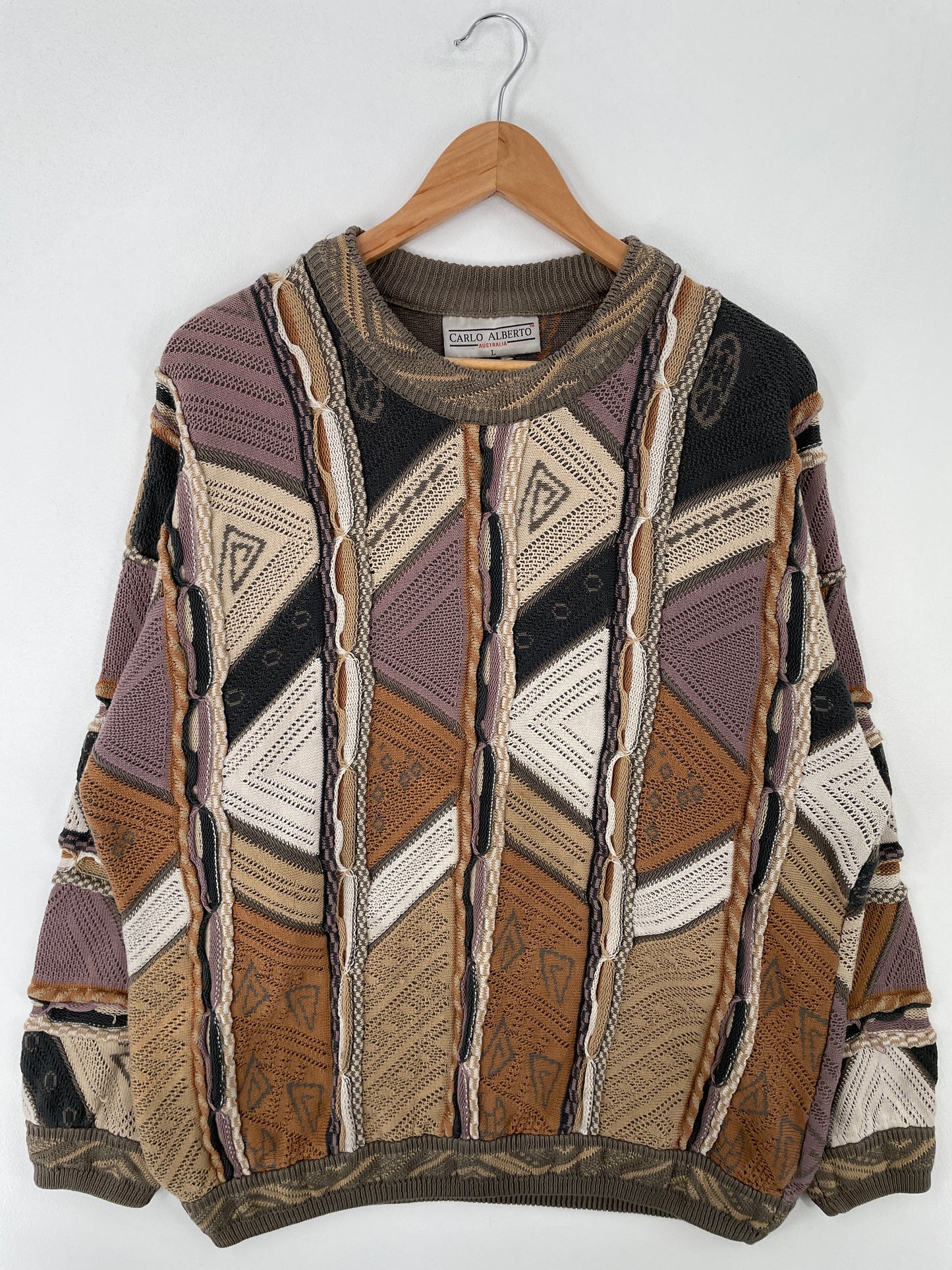 Vintage 3D COOGI- Style Size L Knit Sweater / A9544