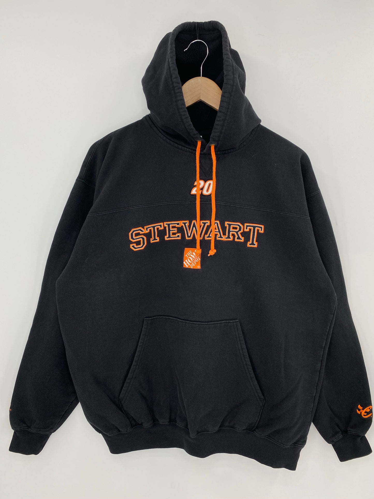 00' HOME DEPOT x NASCAR TONY STEWART (No tag) Approx. Size XL Vintage Racing Hoodie Sweat-shirt / K7363