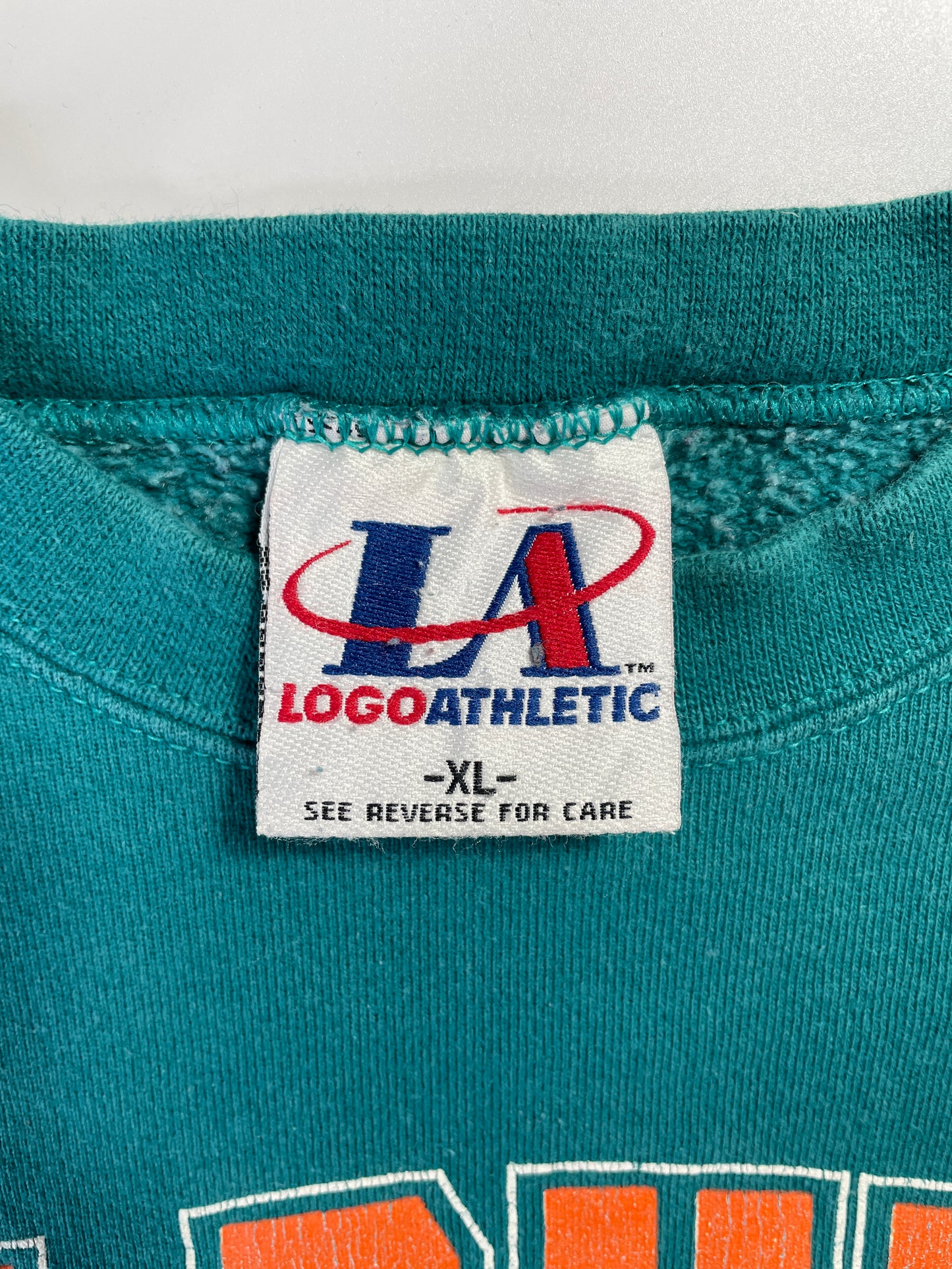 1994 MIAMI DOLPHINS Made in USA Size XL Vintage NFL Sweat-Shirt / A8830