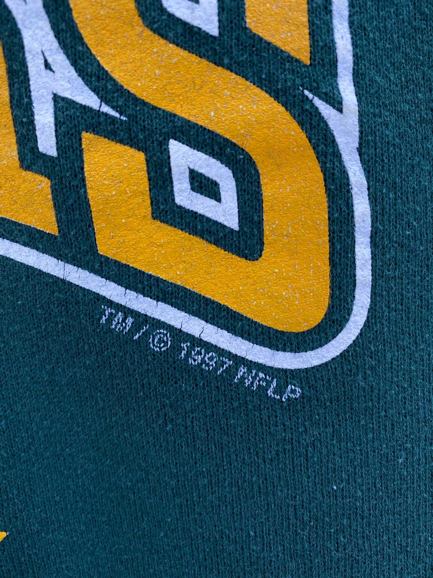 1997 GREEN BAY PACKERS Made in USA Size XL Vintage NFL Sweat-Shirt / K5493