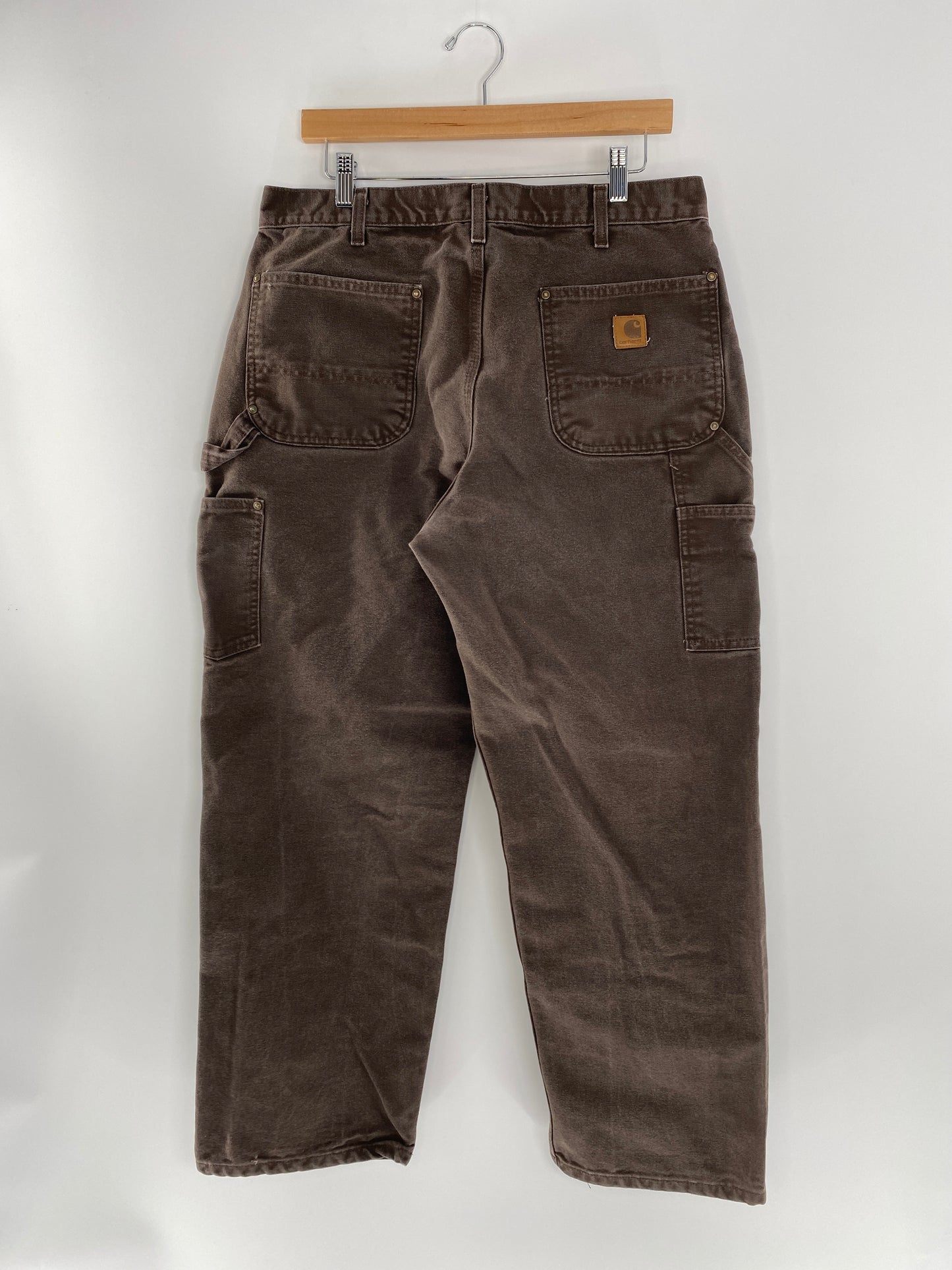 Vintage CARHARTT Size W34xL27 Double Knee Duck Pants / E242