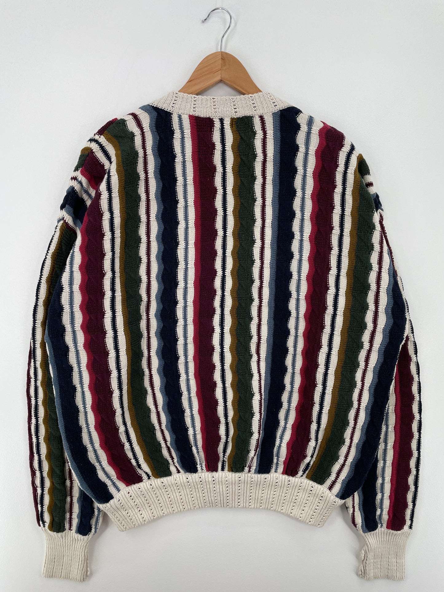 Vintage 3D COOGI- Style Size XL Knit Cardigan / A8458