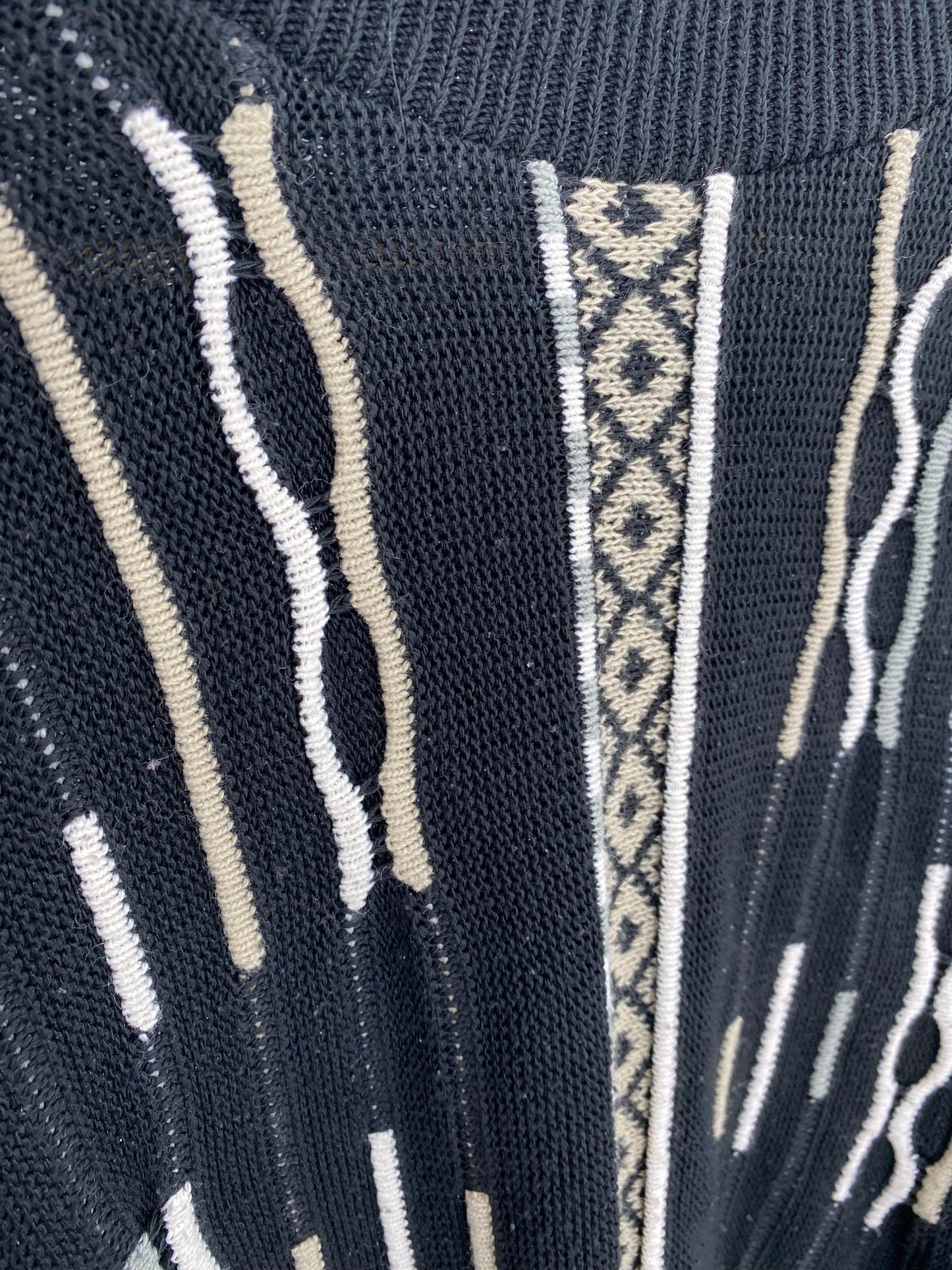 Vintage 3D COOGI- Style Size No Tag (Approx.L) Knit Sweater / K8440