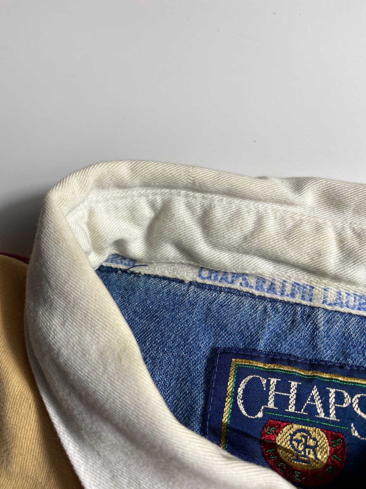 90's Chaps Ralph Lauren Size L Vintage Rugby-Shirts / K2655