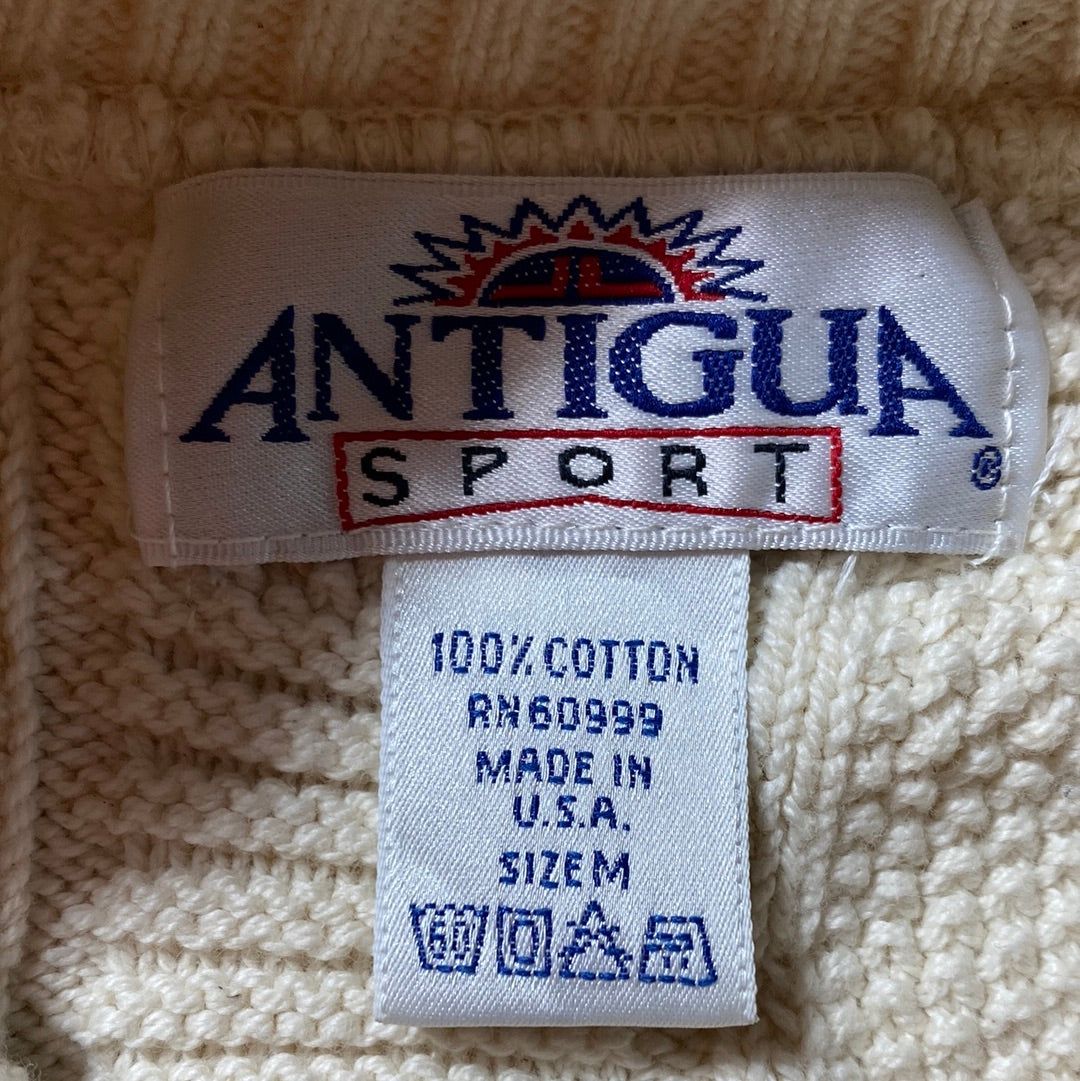 90’s ATLANTA BRAVES Made in USA Size M MLB Knit Sweater / E3819K