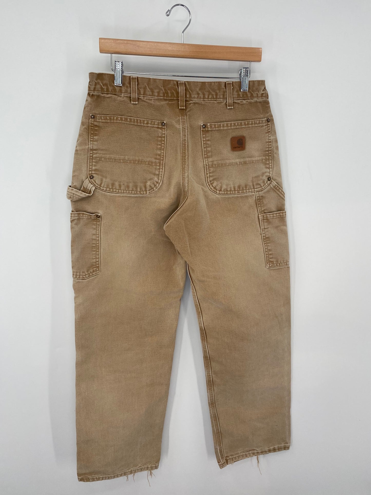 Vintage CARHARTT Size W30xL30 Double Knee Duck Pants / K9986