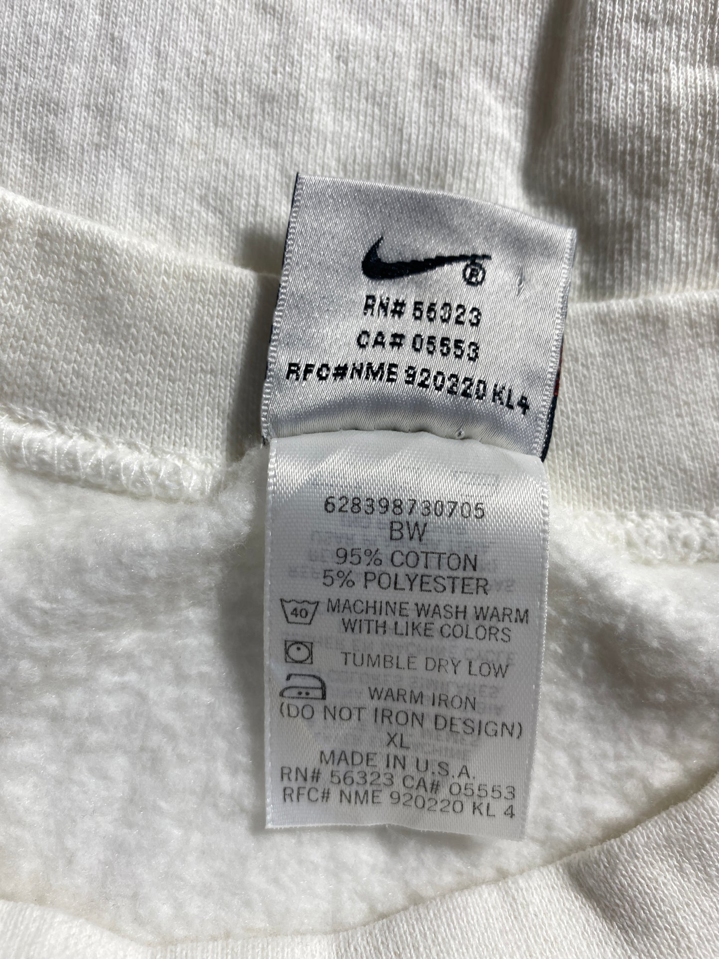 90’s NIKE AIR MADE IN USA Size XL Vintage Sweatshirt / K2048