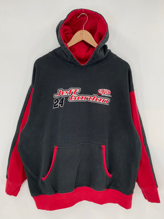 00' JEFF GORDON Size XL Vintage Racing Hoodie Sweat-shirt / K7740
