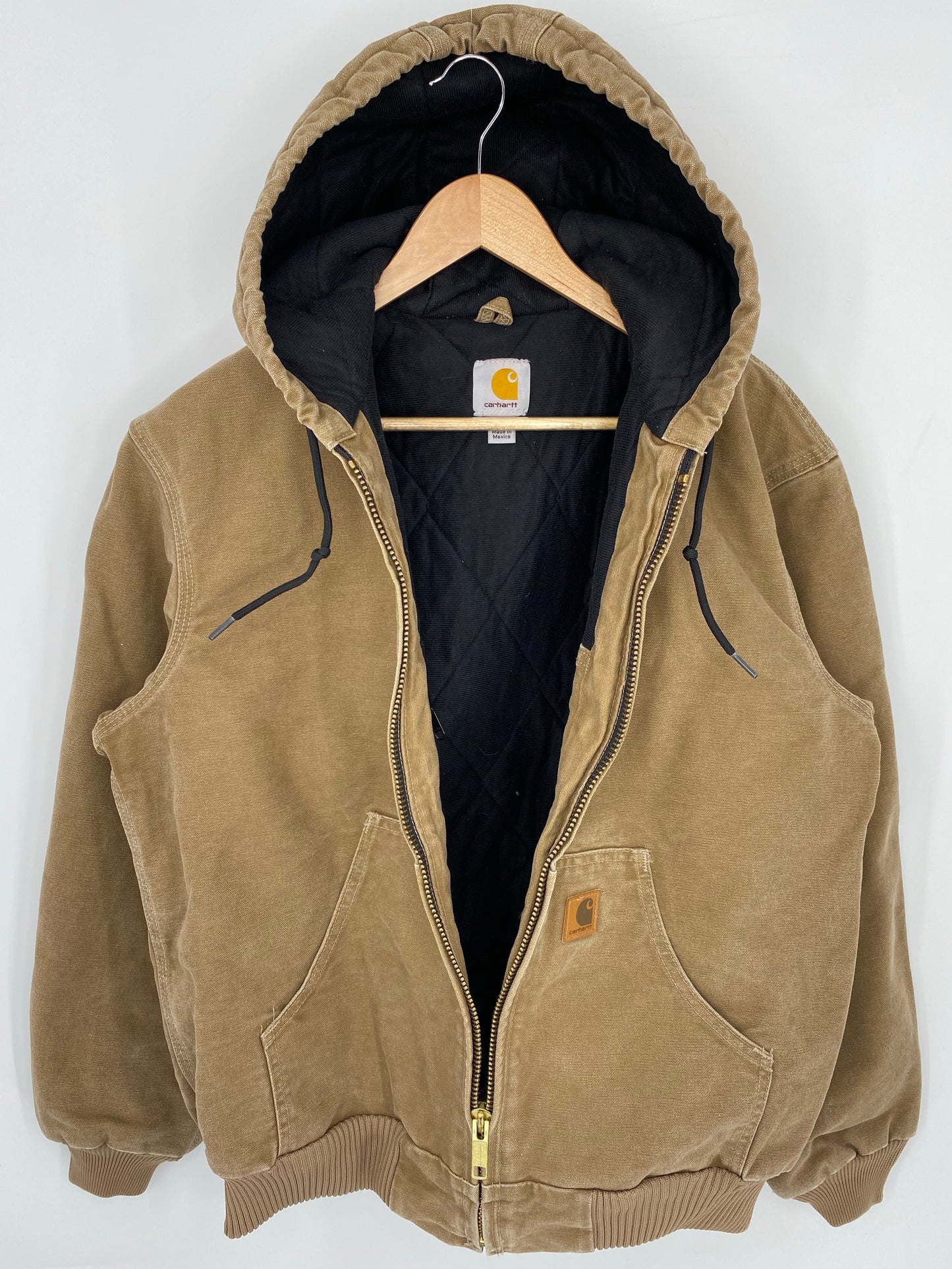 Vintage CARHARTT Size S Zip-up Hoodie Sweat-shirt Jacket / K8108