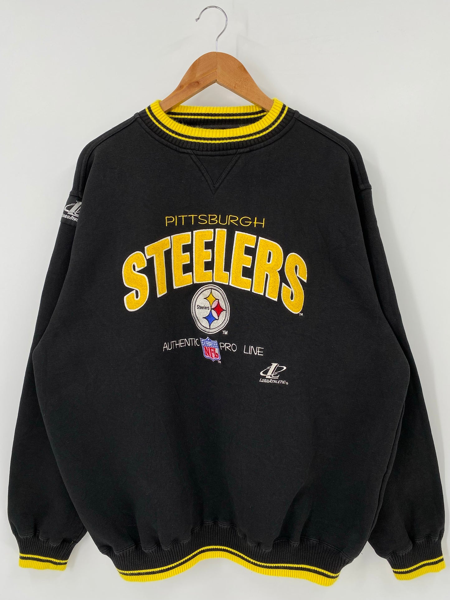 90’s PITTSBURGH STEELERS Size XL Vintage NFL Sweat shirt / K4694