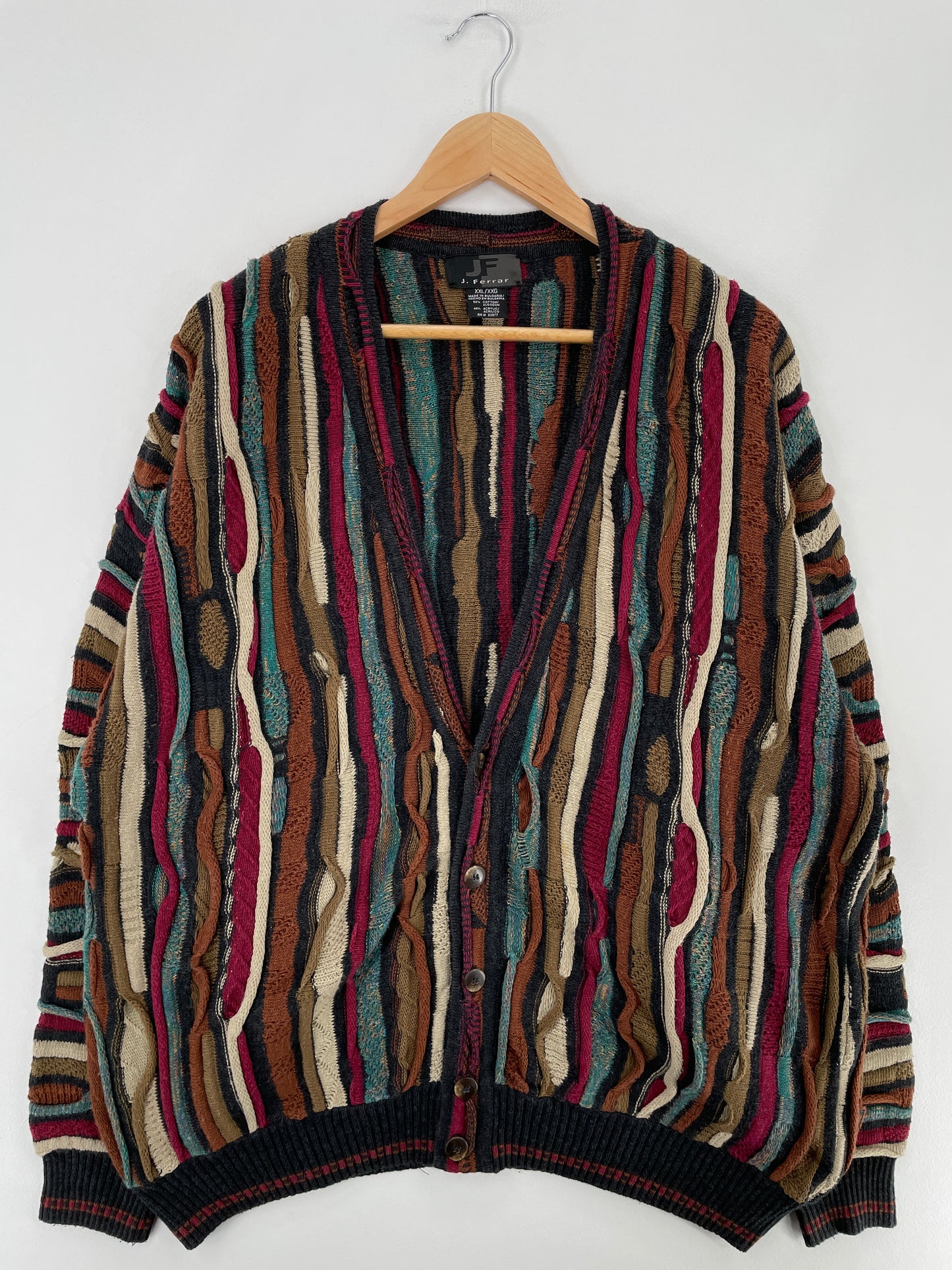Vintage COOGI Style Size XXL Cotton Knit Sweater / E4567K