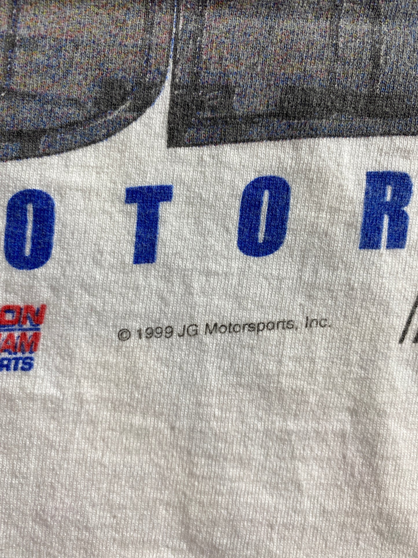 1999 STAR WARS JEFF GORDON MADE IN USA Size XL Vintage Race Car T-Shirts / K726