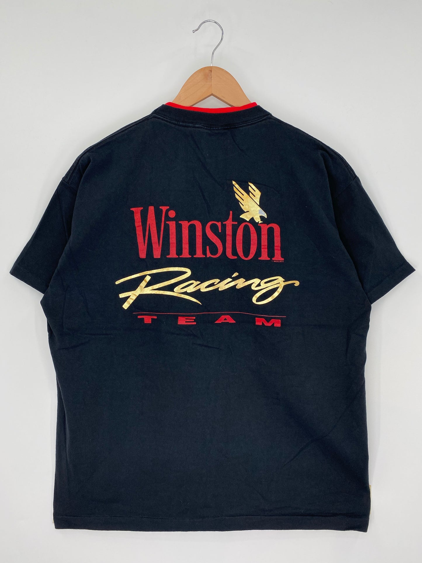 1992 WINSTON RACING Made in USA Size XL Racing T-Shirt / K9610