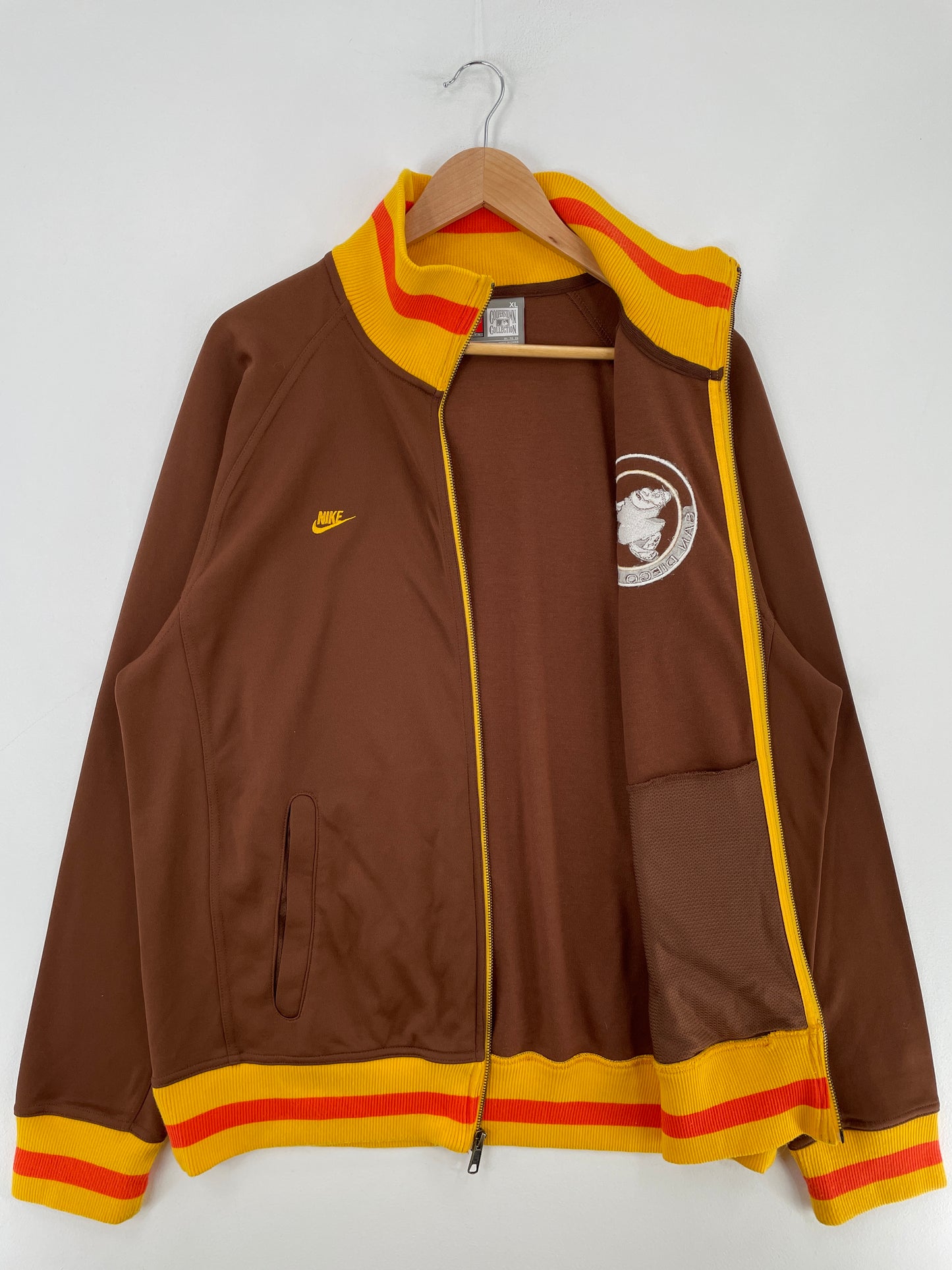 00' NIKE x SAN DIEGO PADRES Size XL Vintage College Jersey / E4376S