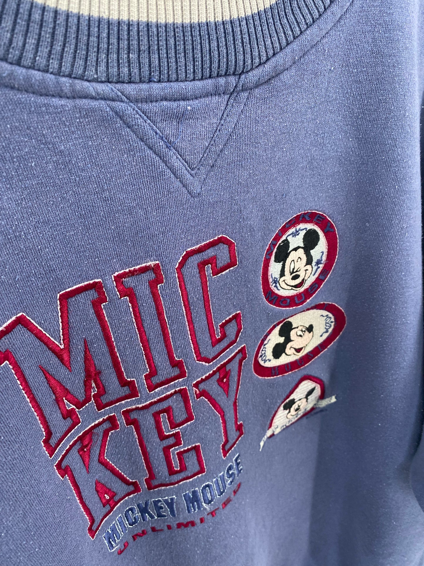 90’s DISNEY MICKEY Size L Vintage Sweat-shirt / K4359