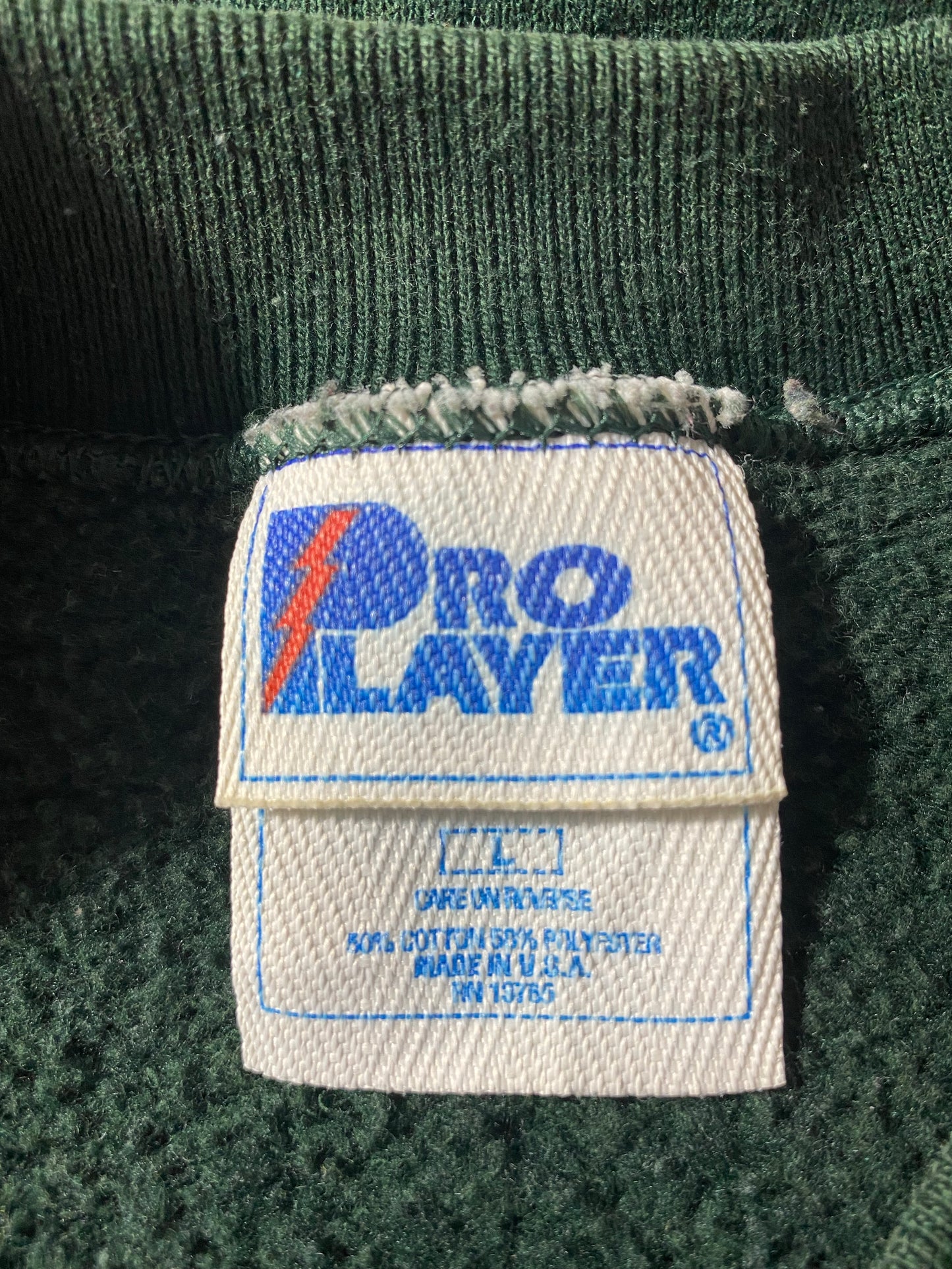 1997' SUPER BOWL GREENBAY PACKERS Made in USA Size L Vintage NFL Sweat-shirt / K5230