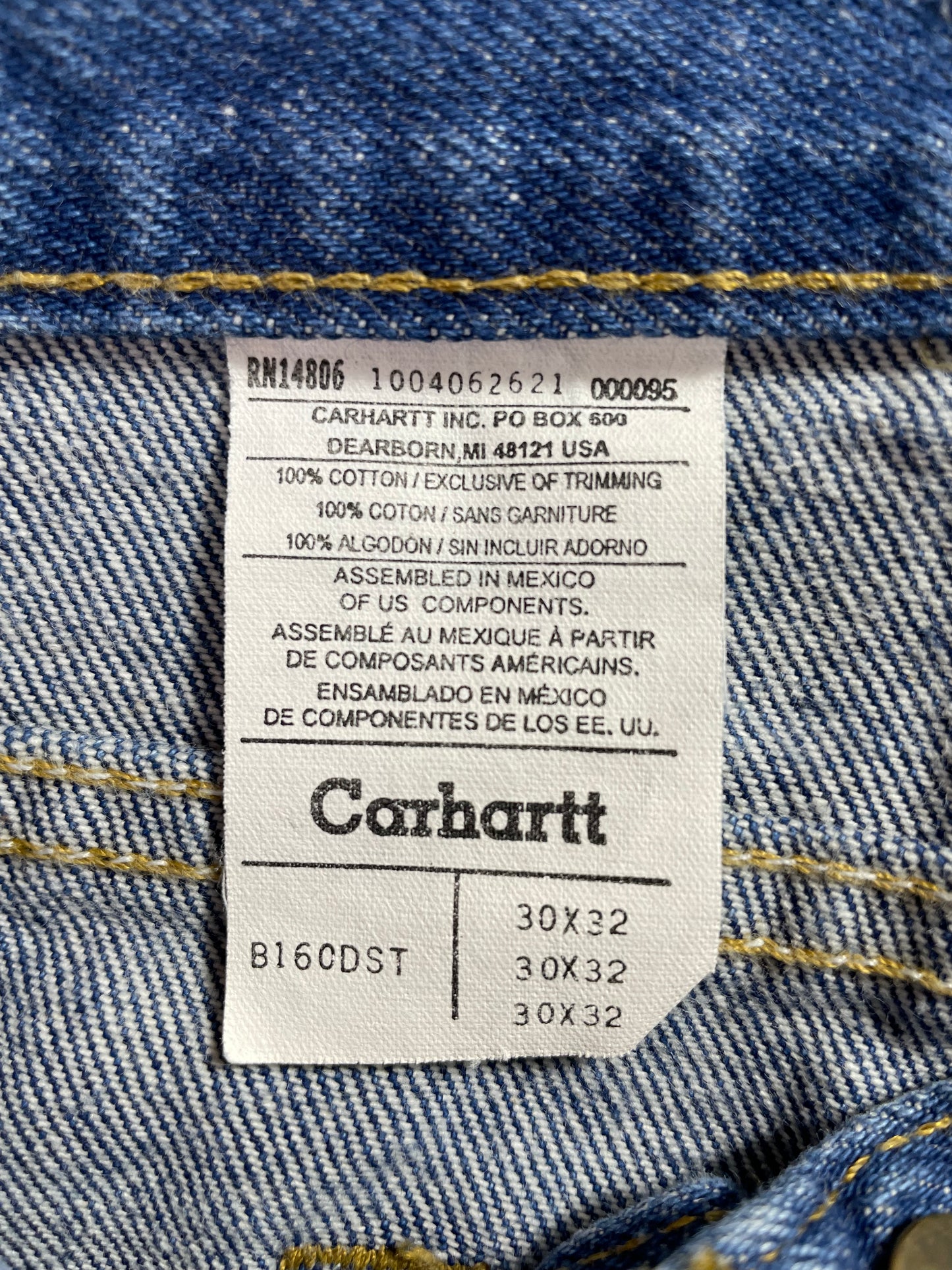 Vintage CARHARTT Size W30xL31 Denim Pants / A1904