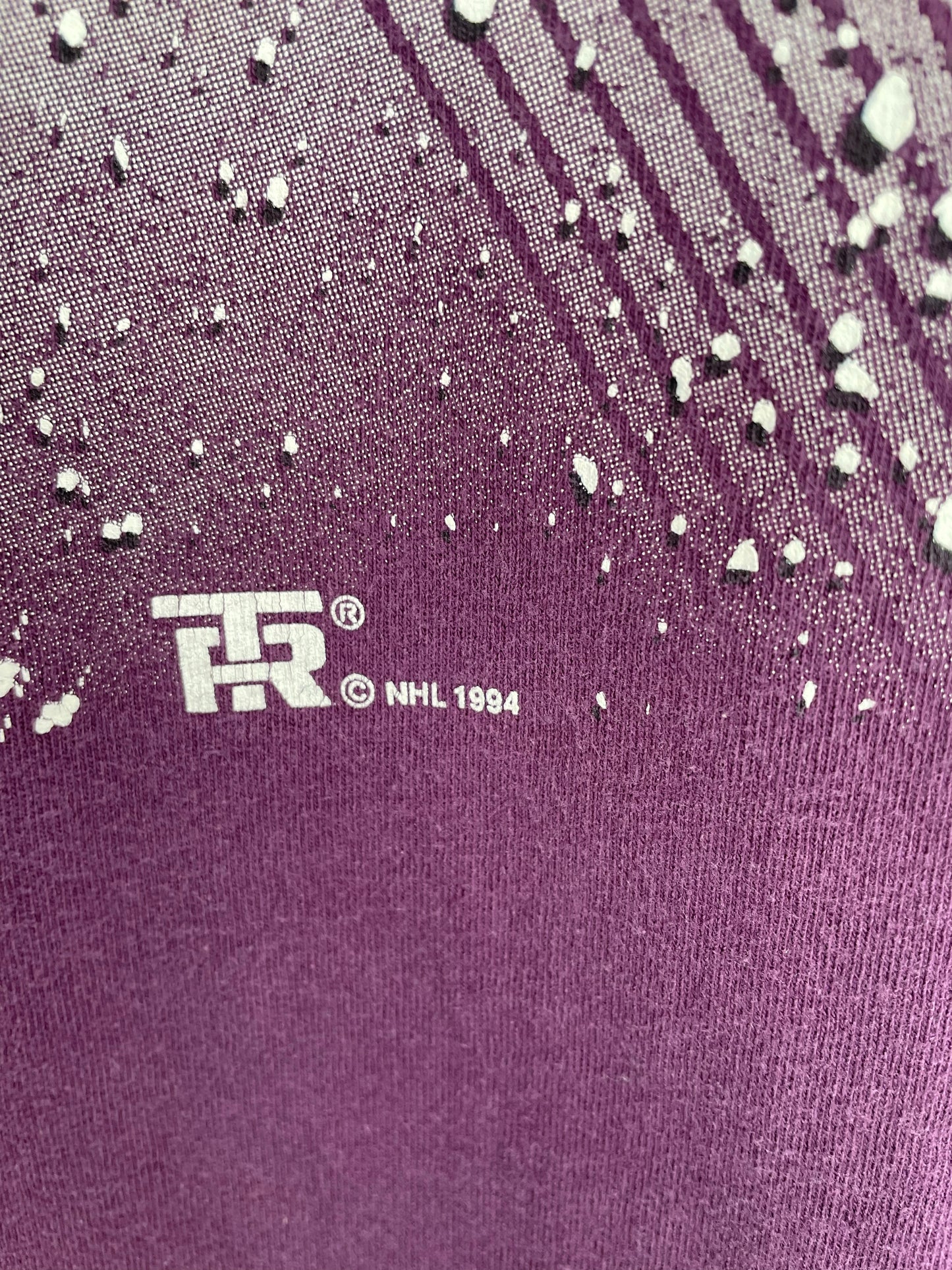 1994 ANAHEIM DUCKS Size L Vintage NHL T-shirt / K9151