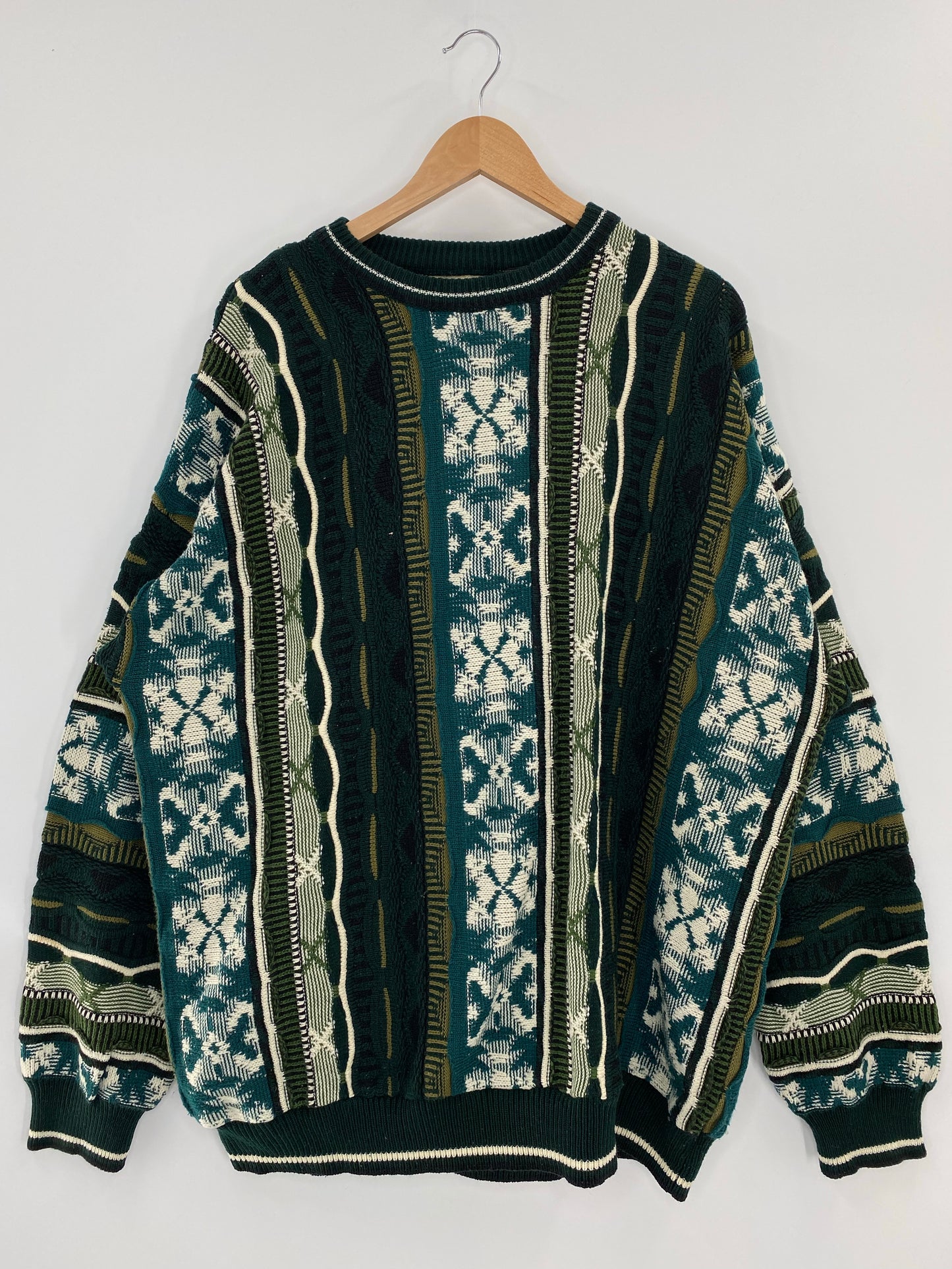 Vintage 3D COOGI- Style Size XXXL Knit Sweater / K4208