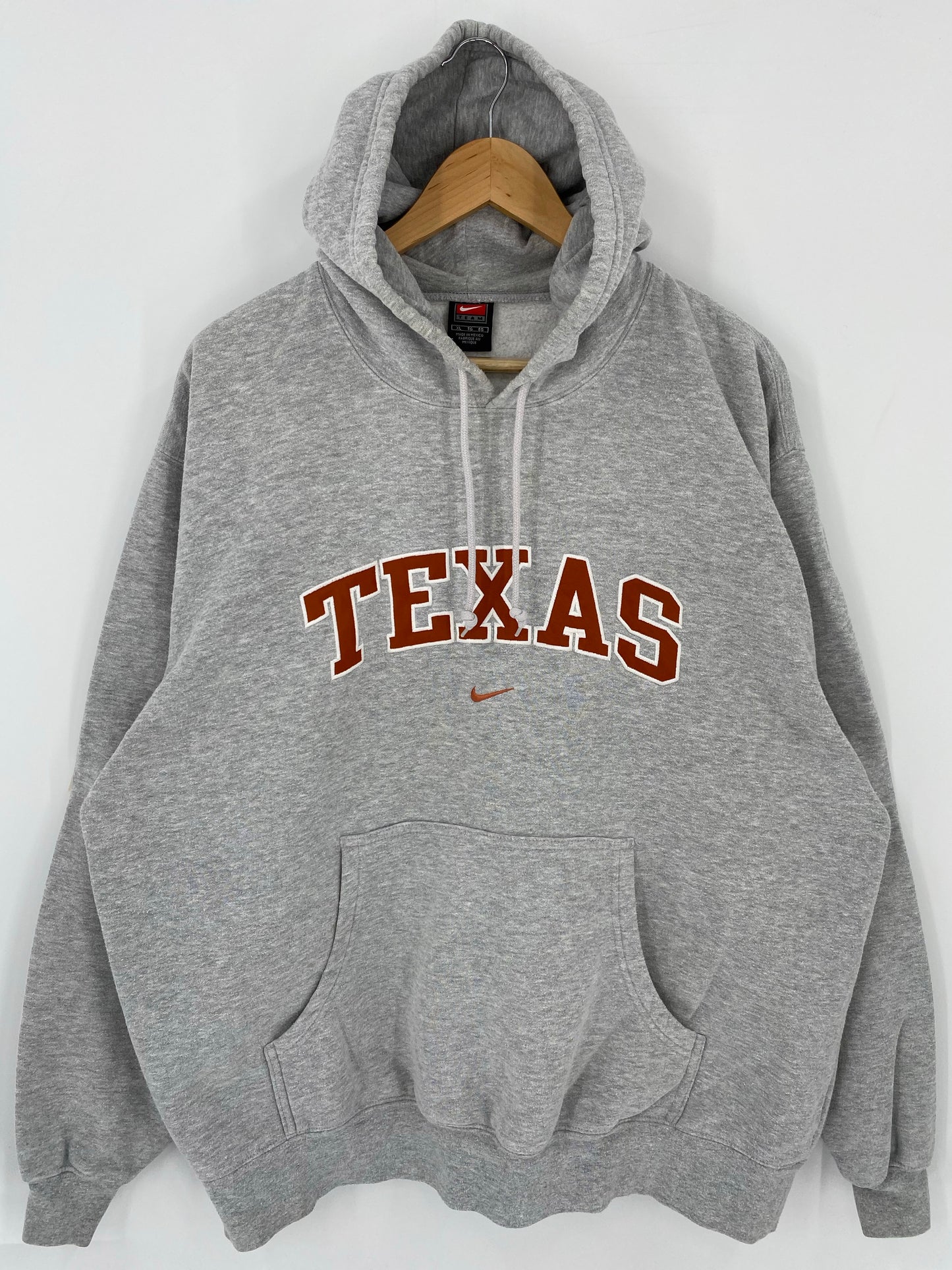 00' NIKE TEXAS Size XL Vintage Hoodie Sweat-shirt / K5579
