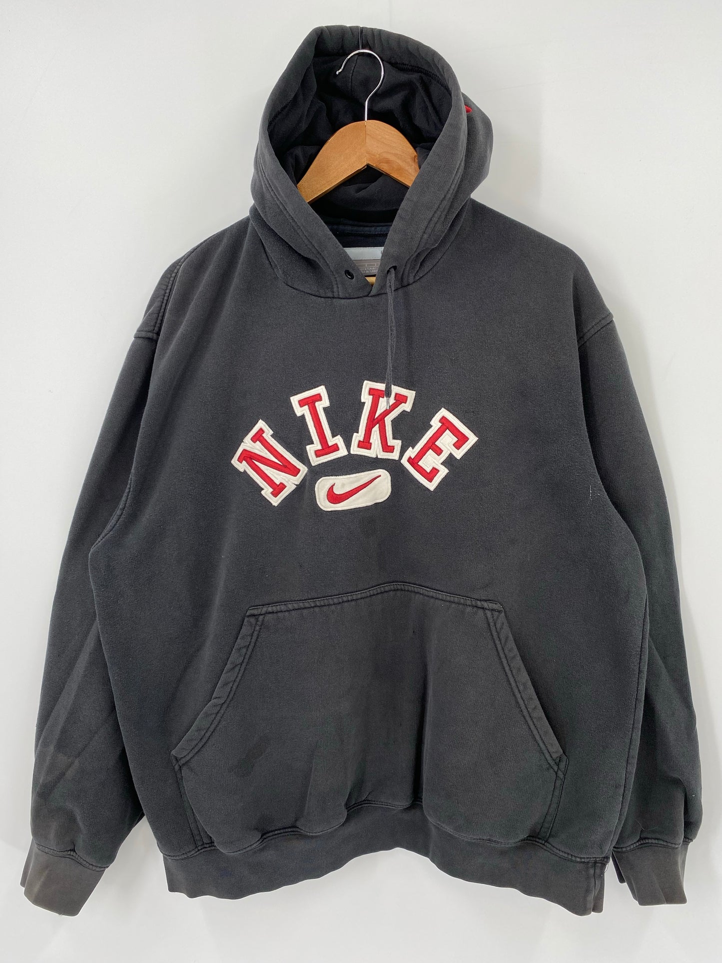 00' NIKE Size L Vintage Hoodie Sweat-Shirt / K4198