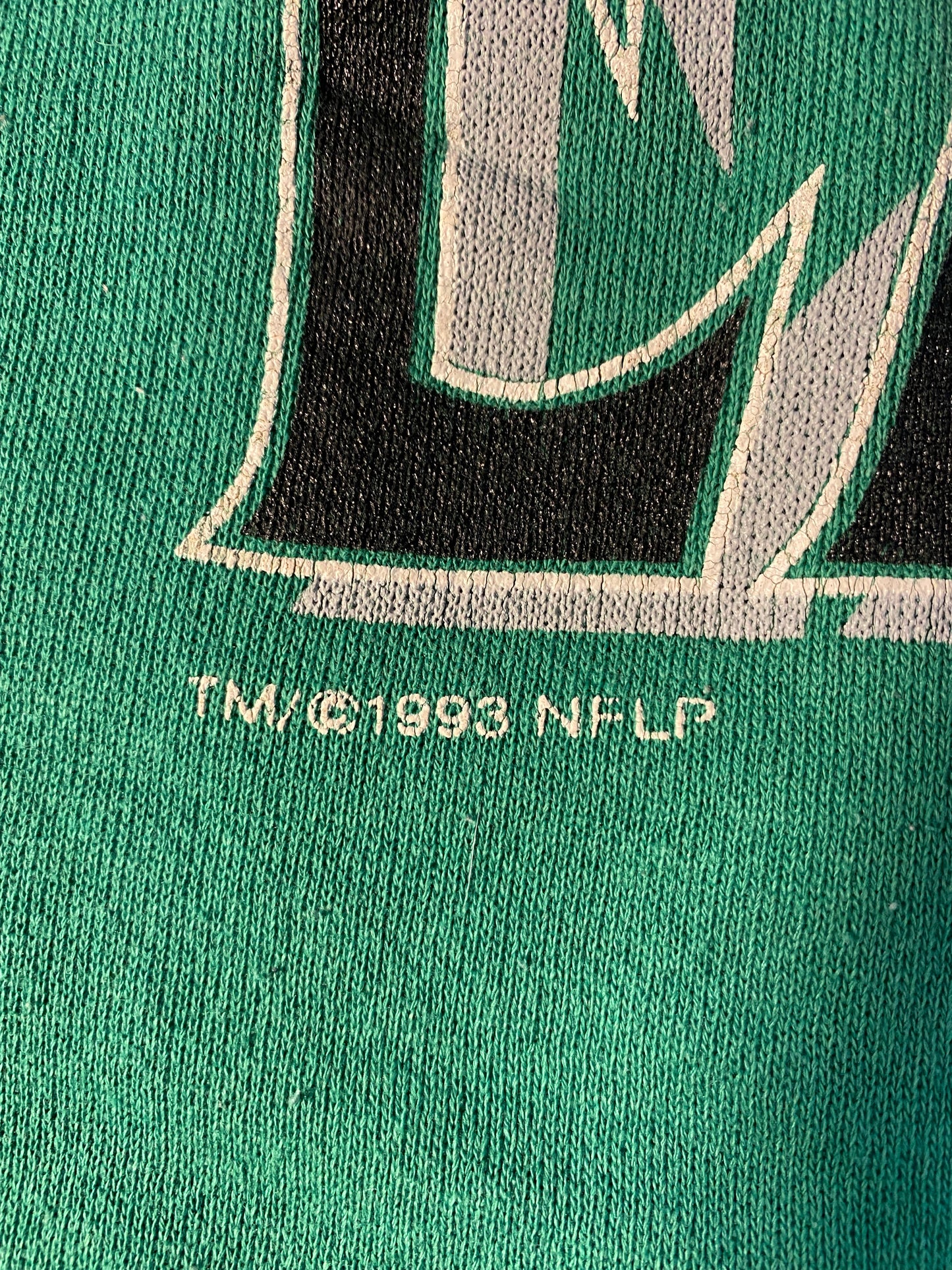 1993 PHILADELPHIA EAGLES Approx. Size XL Vintage NFL Sweat - Shirt/ K5764