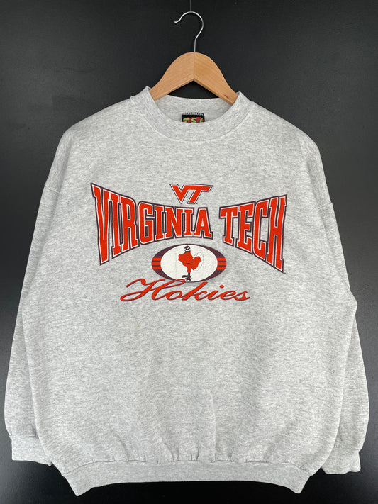 00' VIRGINIA TECH HOKIES Size XL Vintage College Sweat-Shirt / E5914S