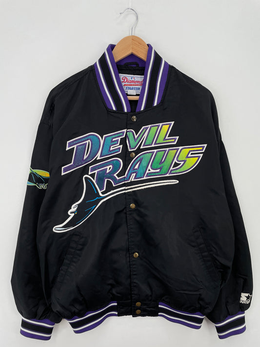 90’s STARTER x TAMPA BAY RAYS Size XL MLB Nylon Jacket / A7328