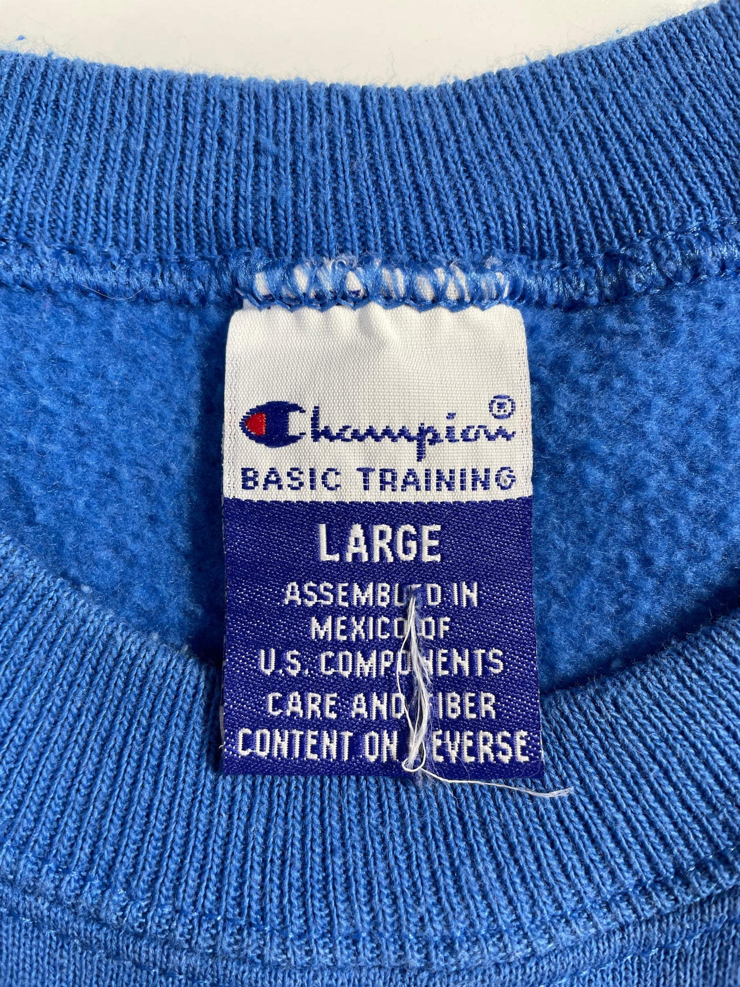 1993 CHAMPION x NEW YORK RANGERS Size L Vintage NHL Sweat-Shirt / E4088S