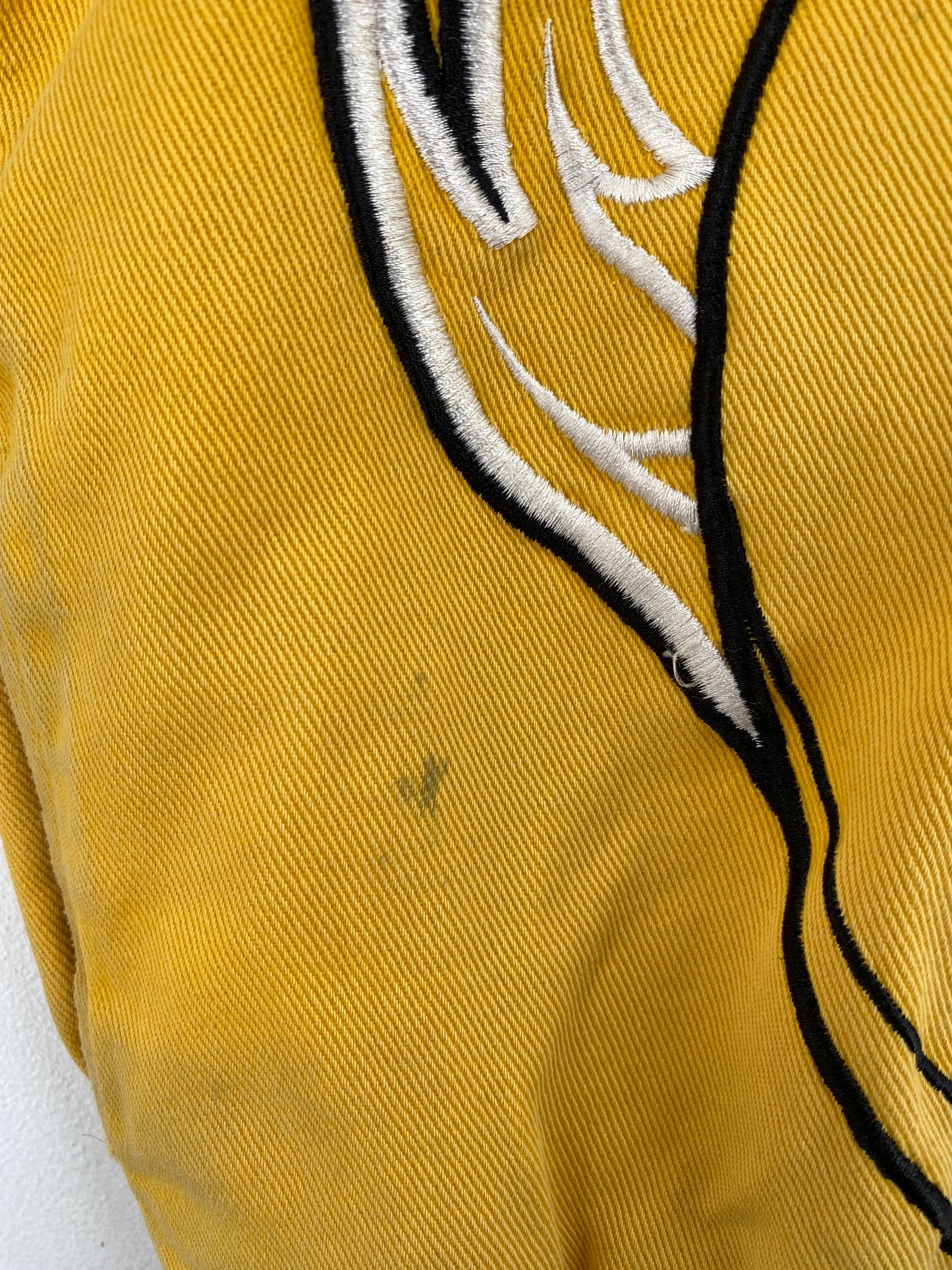 .Vintage PITTSBURGH STEELERS Size L NFL Racing Jacket / A6402