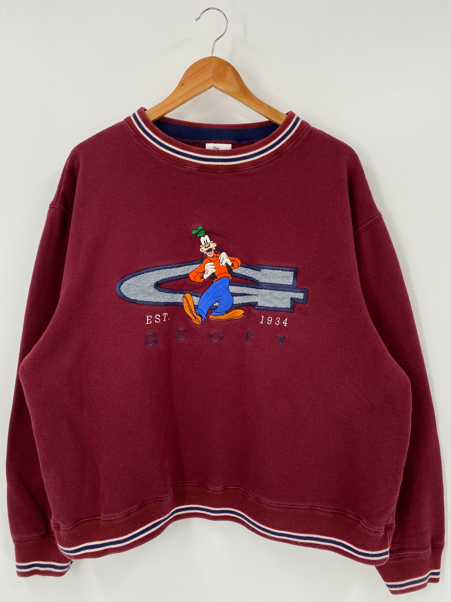 00’ DISNEY GOOFY Size L Vintage Sweat-shirt / K4576