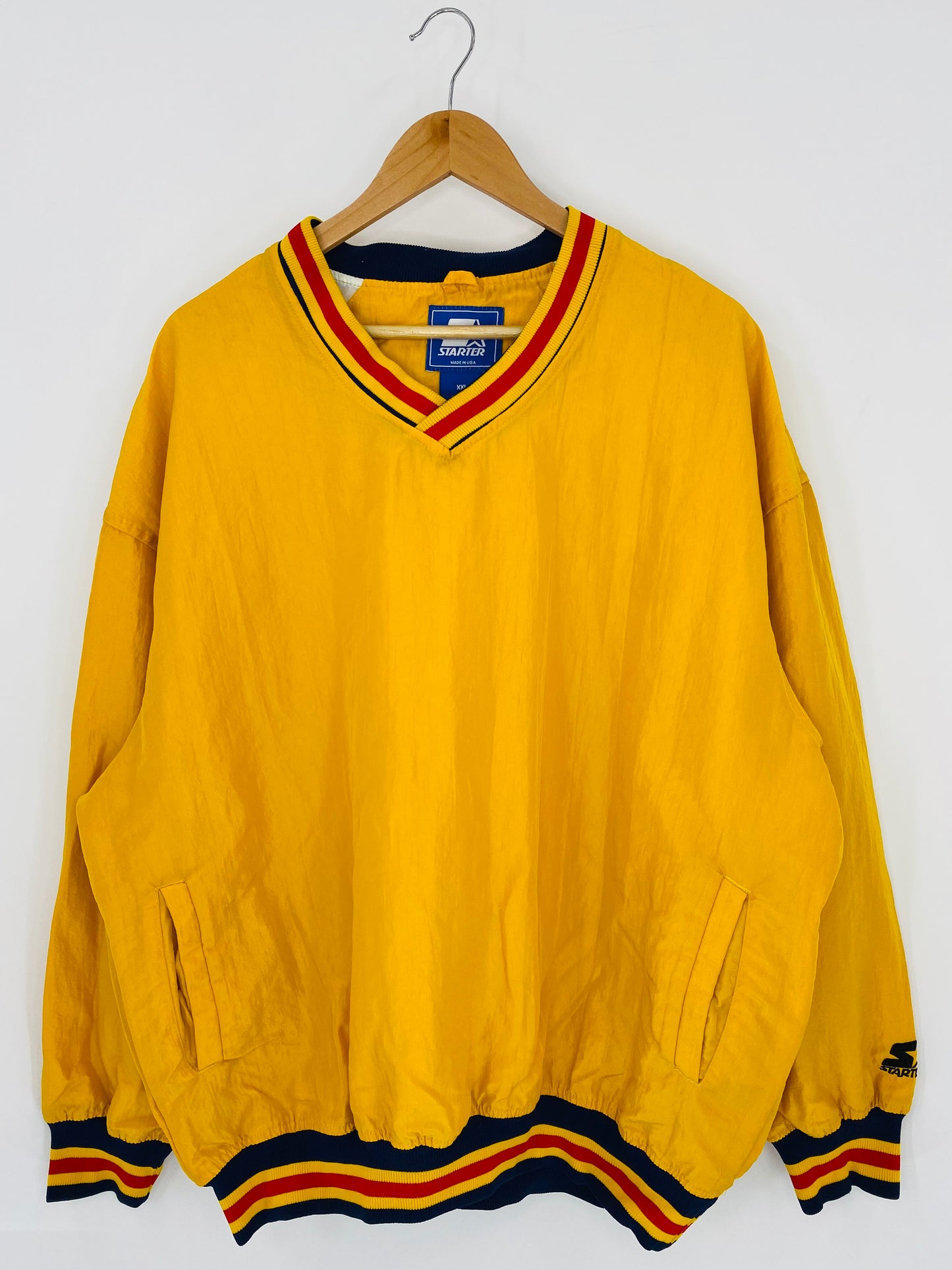 90’s STARTER Nade in USA Size XXL Pullover Nylon Jacket  / K5931