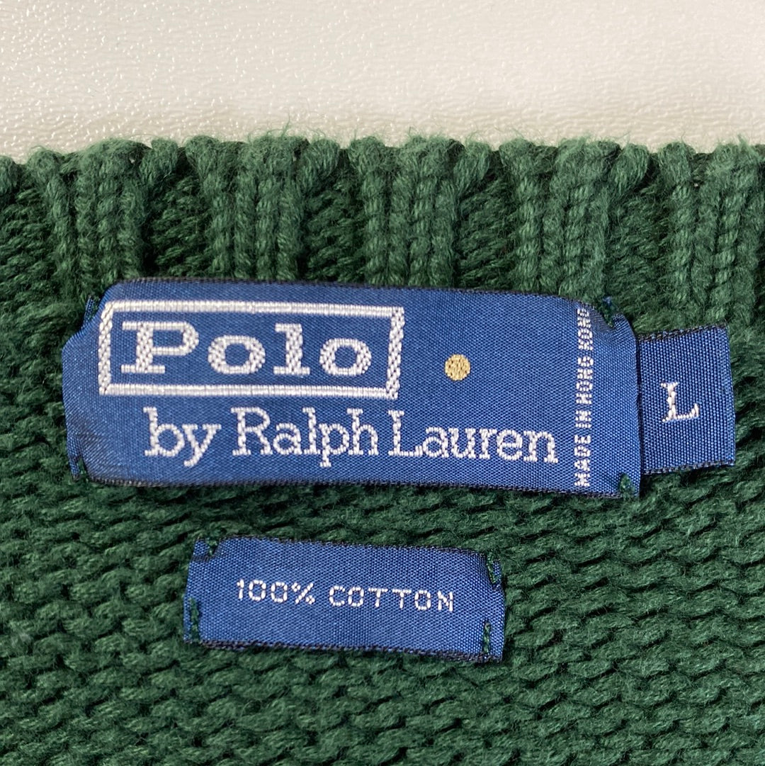90’s POLO RALPH LAUREN Size L Knit Sweater / E5210K