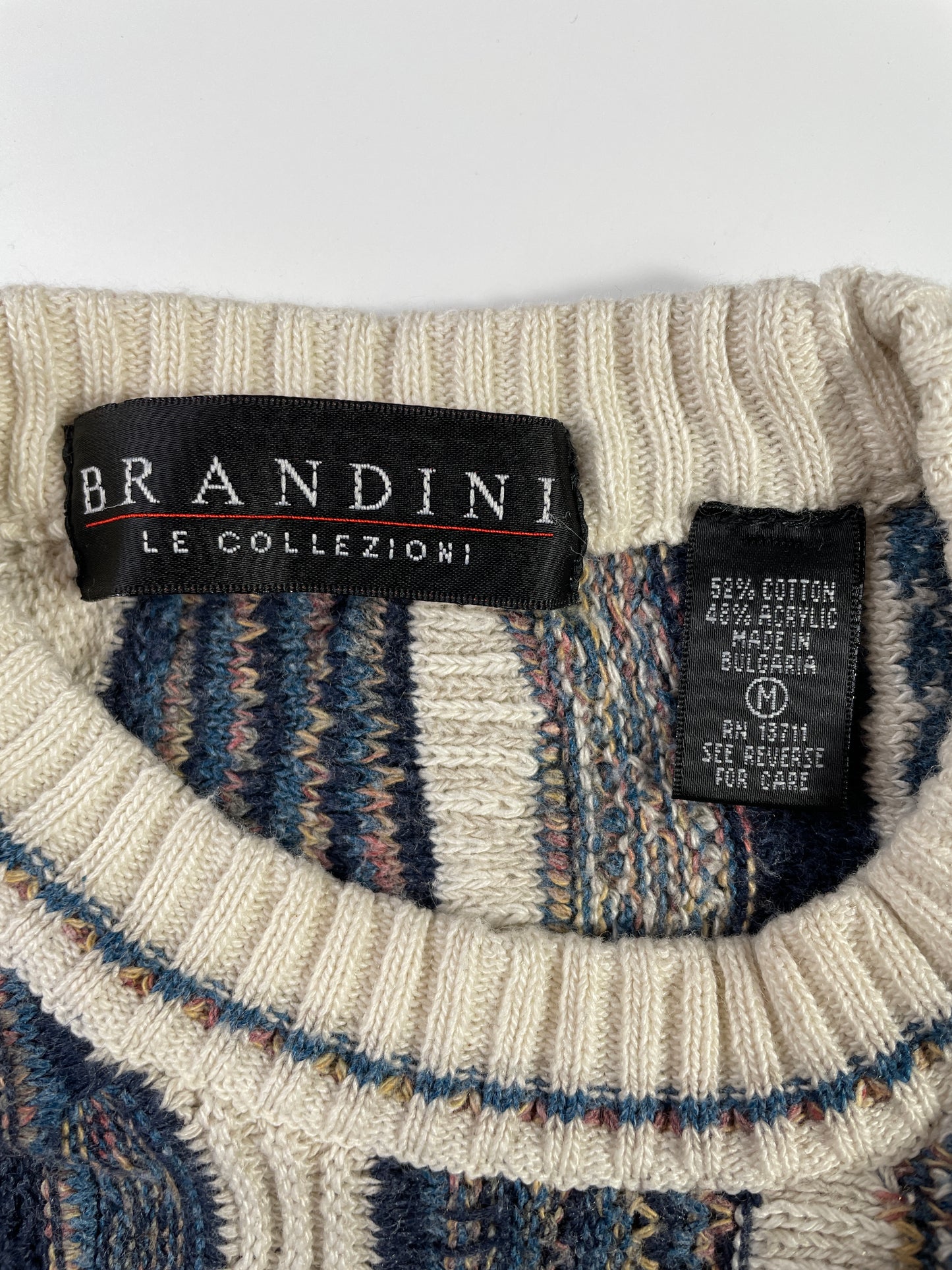 Vintage COOGI Style Size M Cotton Knit Sweater / E4566K